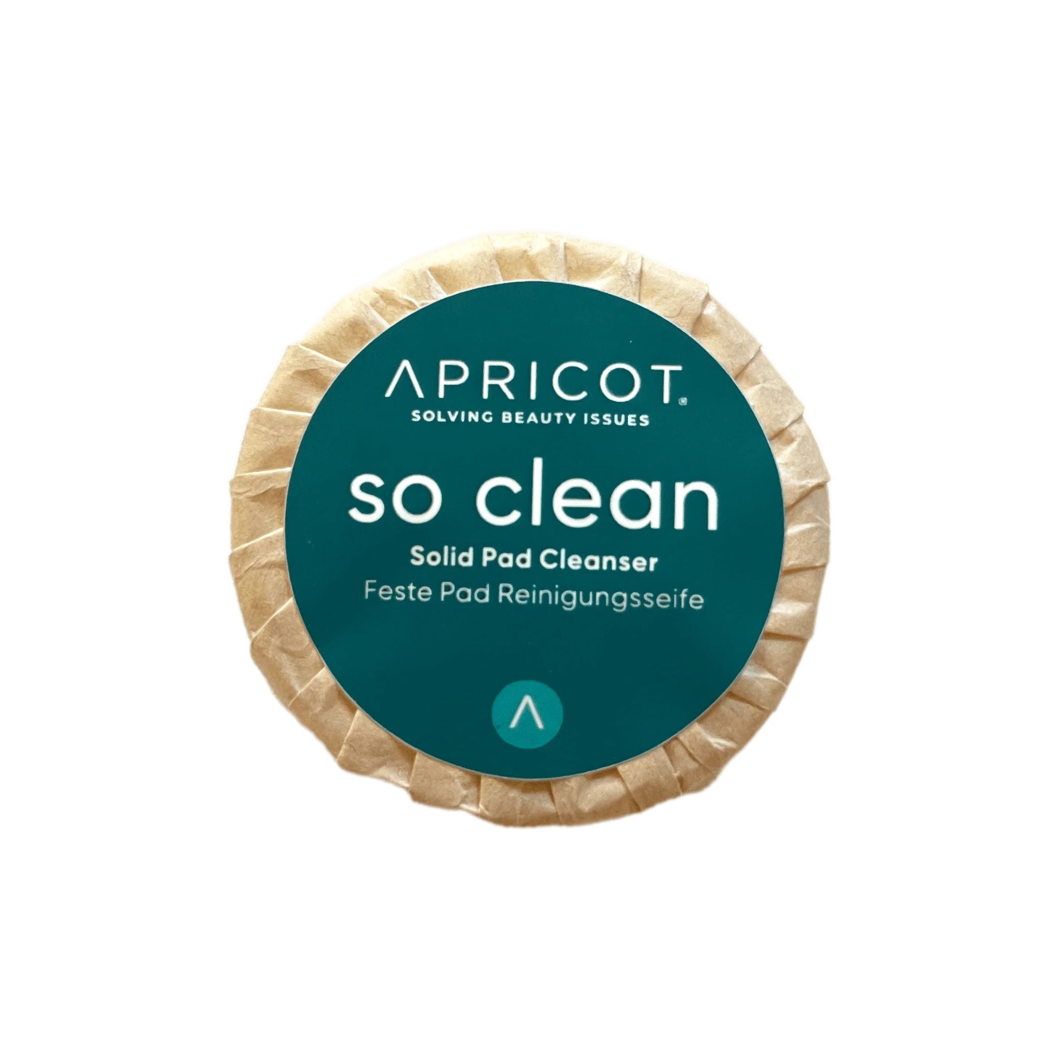 Tablette nettoyante en silicone à l'abricot