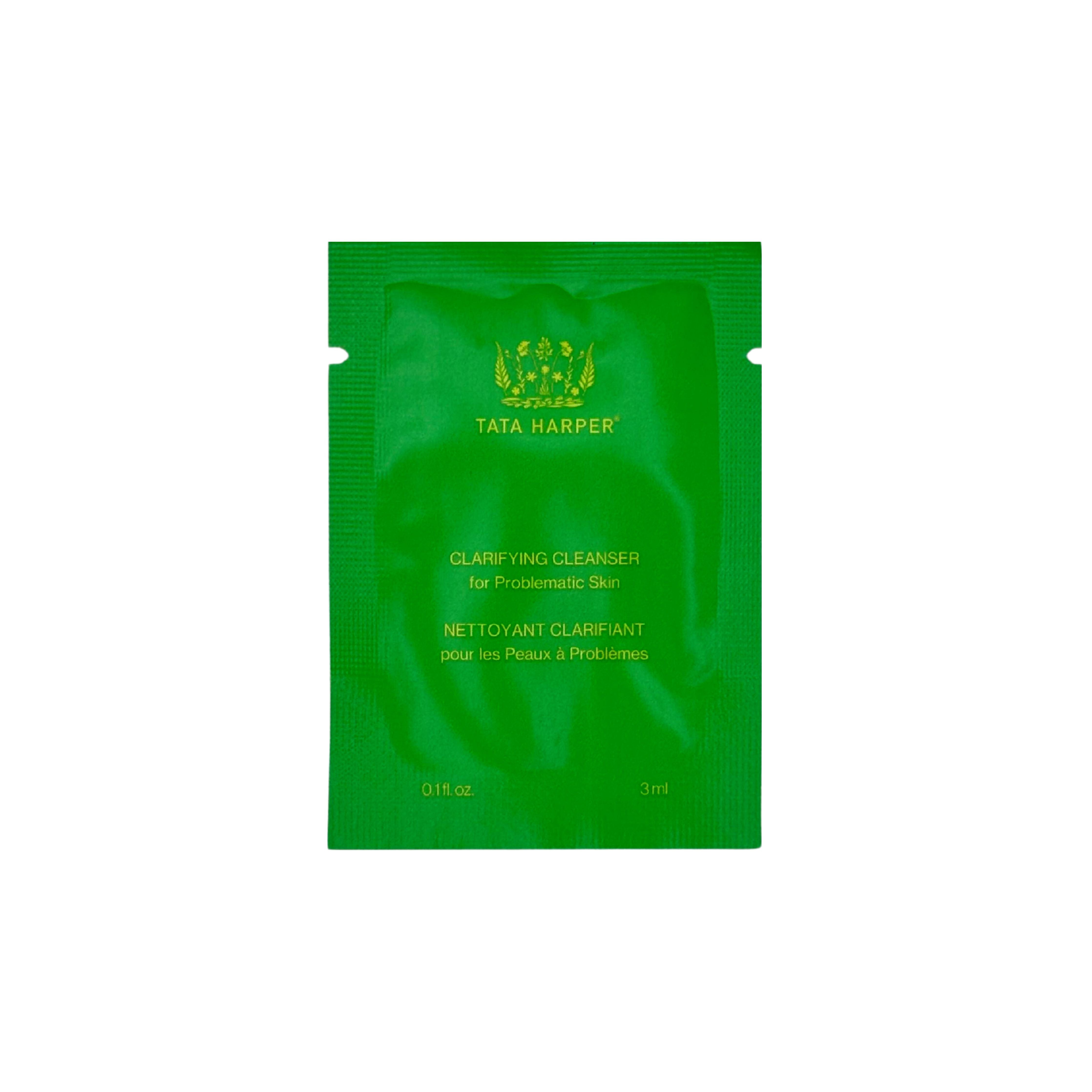 Échantillon de nettoyant clarifiant pour le visage