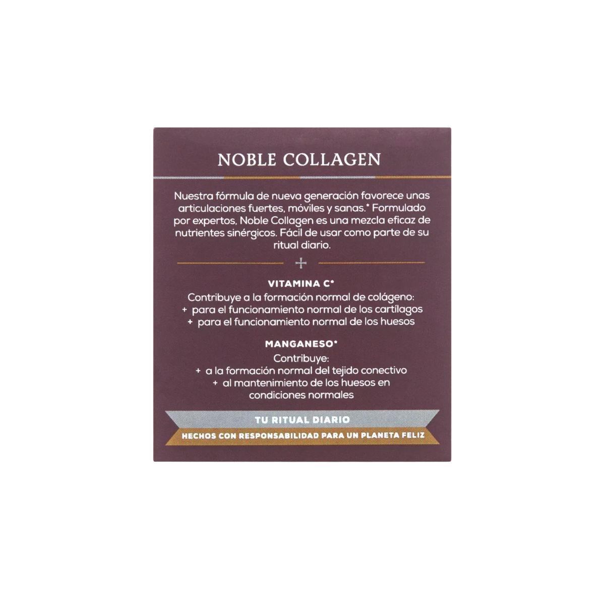 Suplemento en cápsulas Noble Collagen