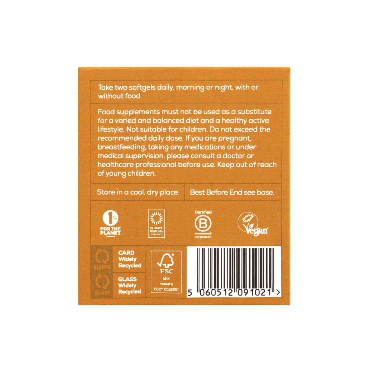 Vegan True Omegas+ capsule supplement