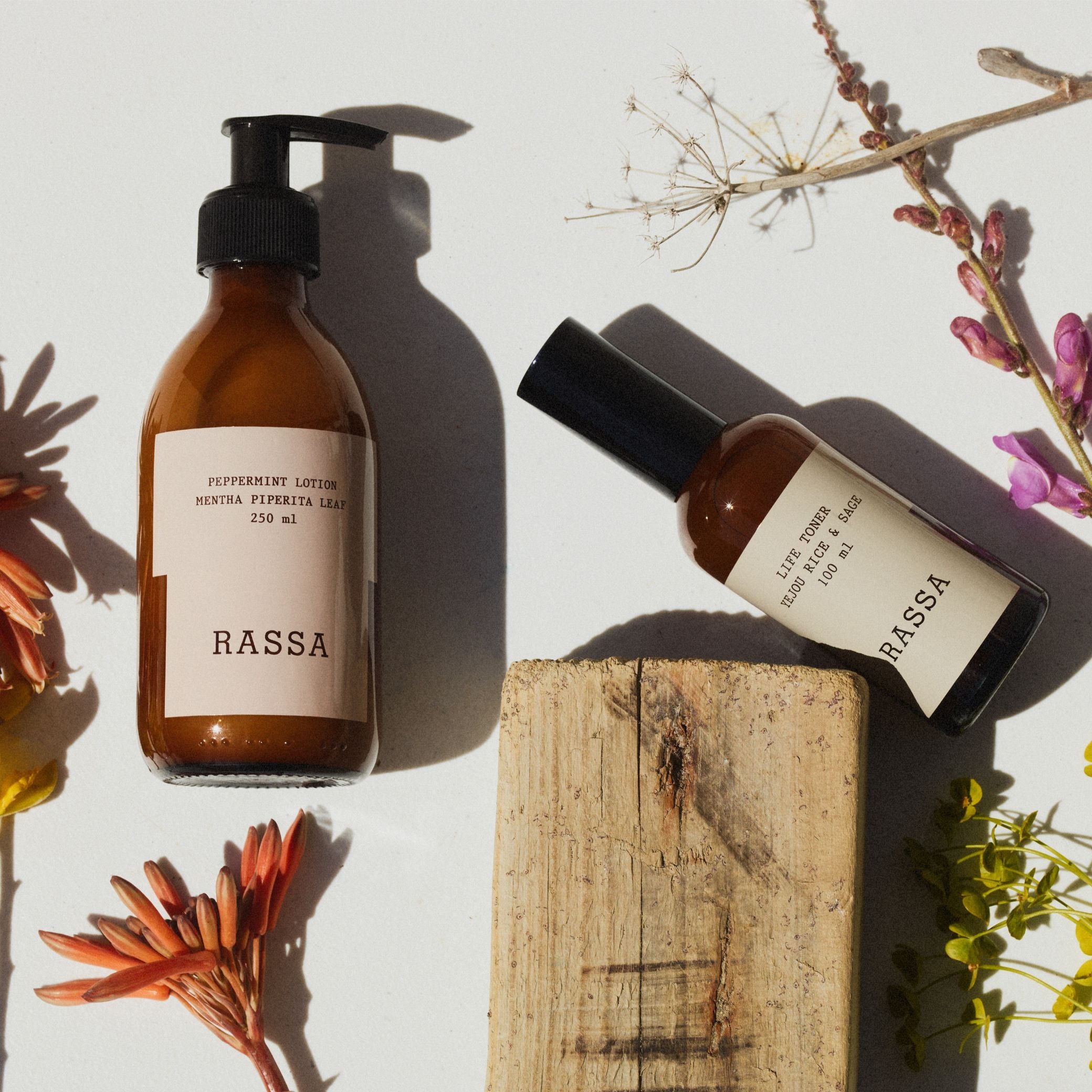 Loción corporal hidratante de menta