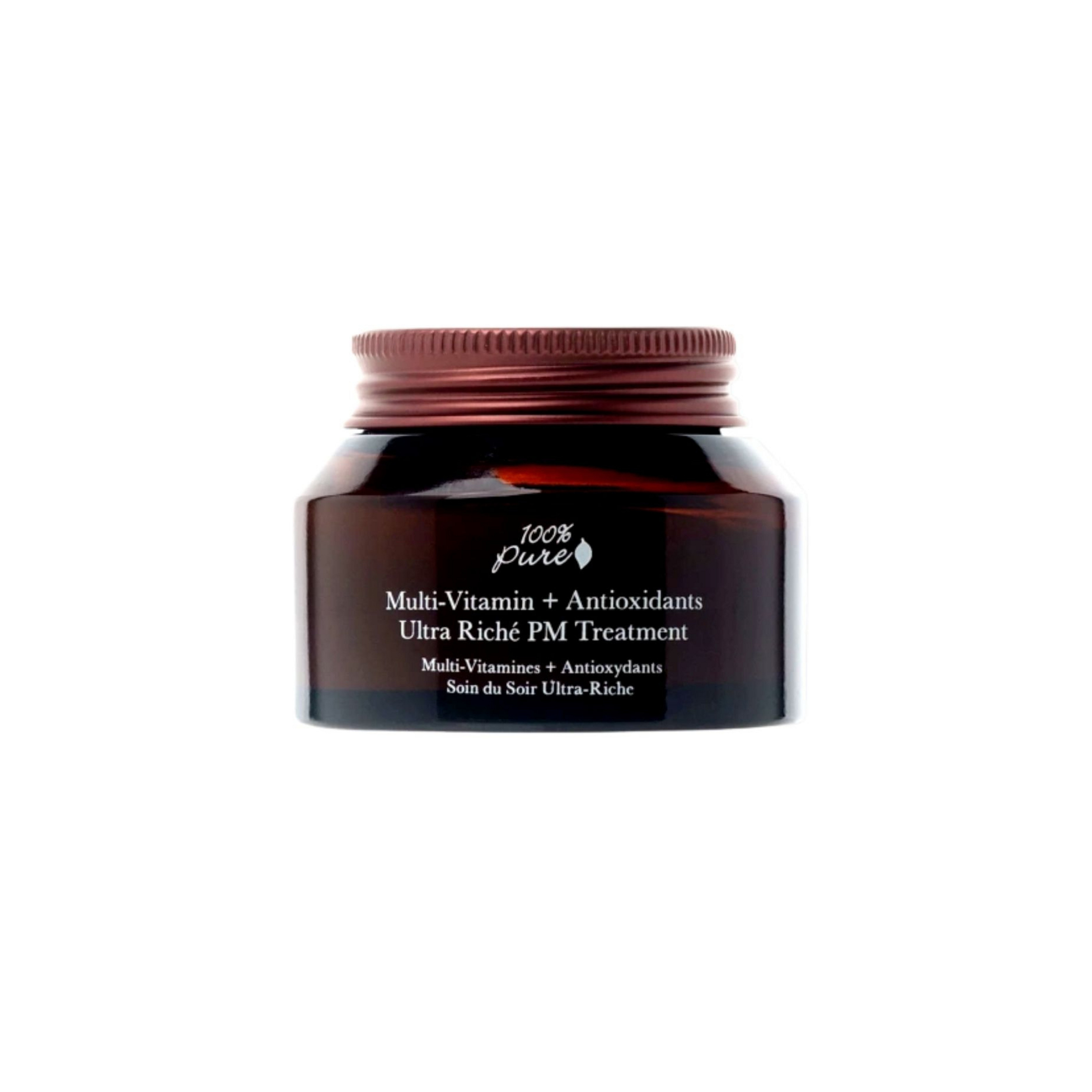 Crema de noche antienvejecimiento con vitamina C y A