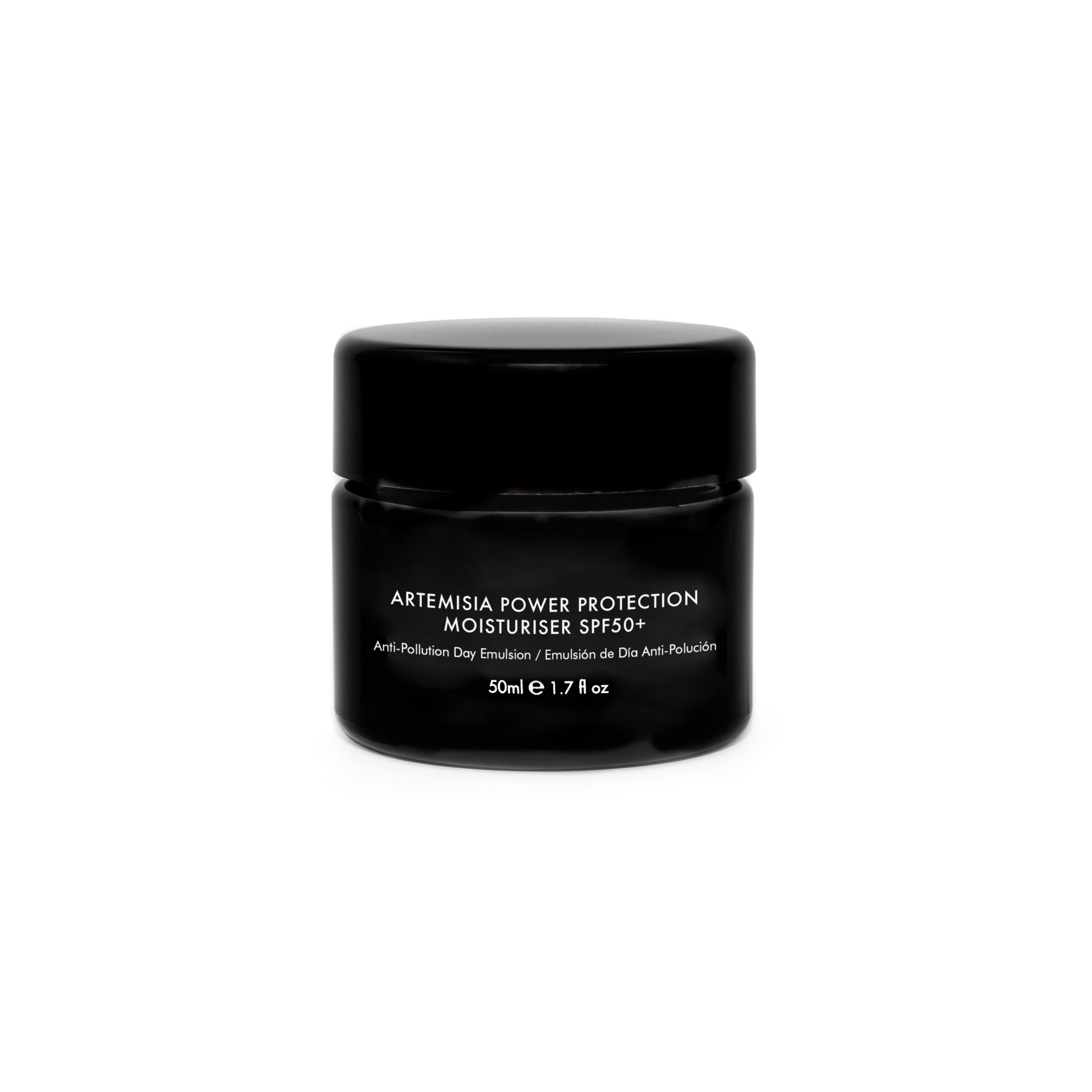 Crema hidratante facial con protección SPF50+ Artemisia