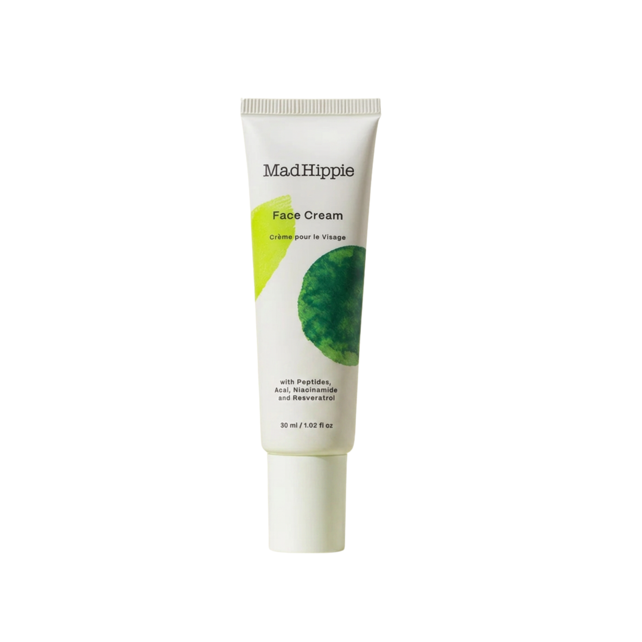 Rejuvenating cream with peptides, niacinamide and resveratrol