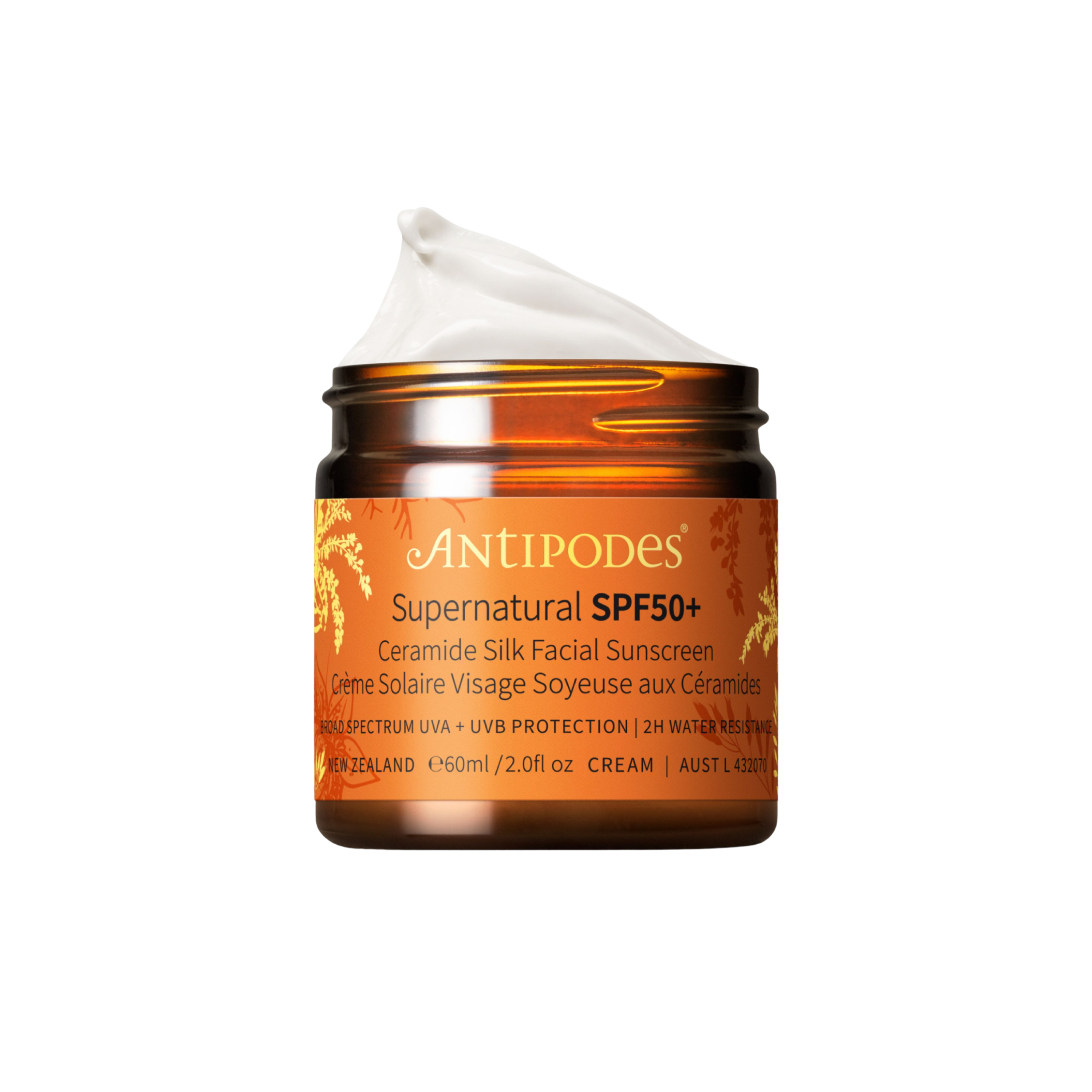 Crema solar facial con ceramidas SPF50