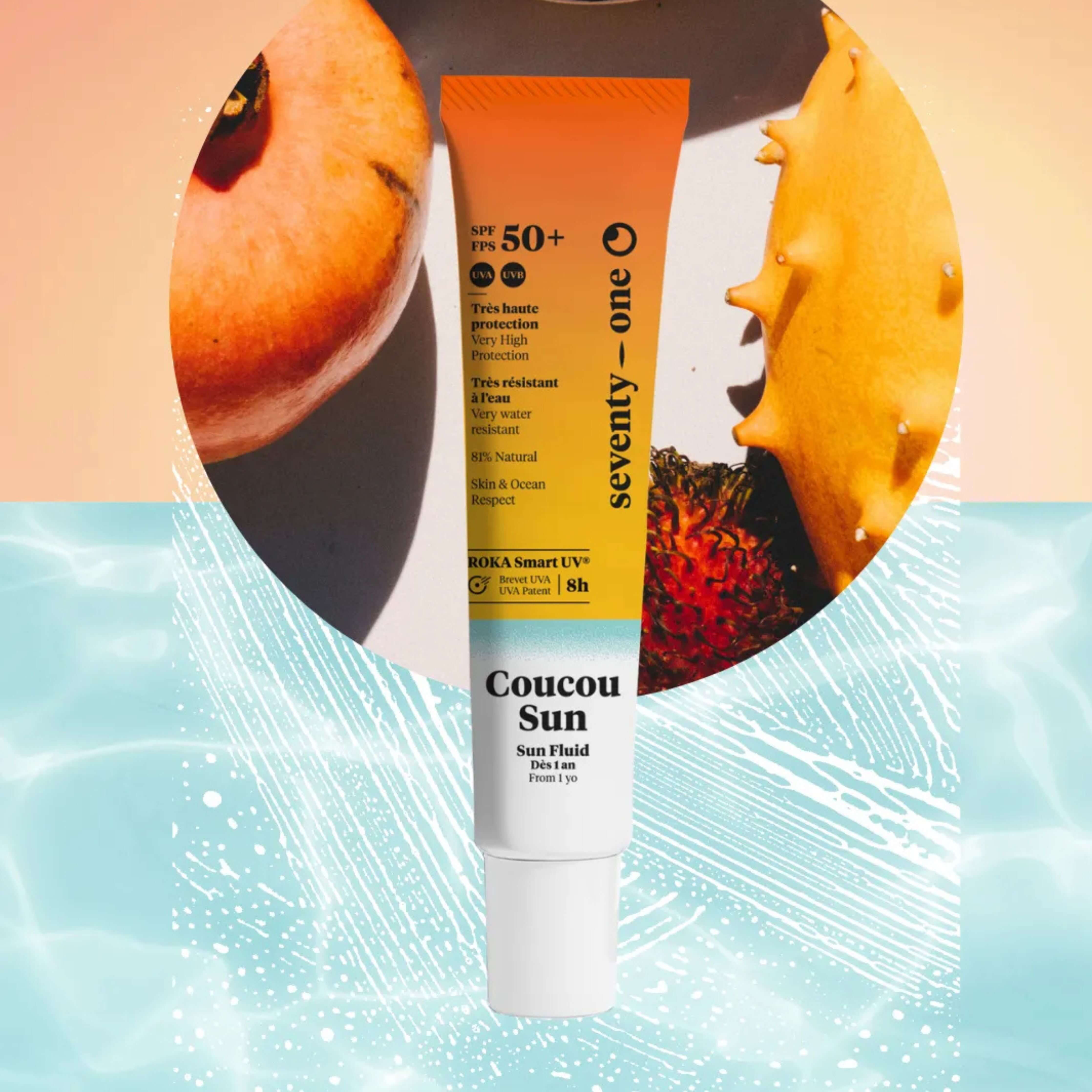Crème solaire visage Coucou Sun SPF50+