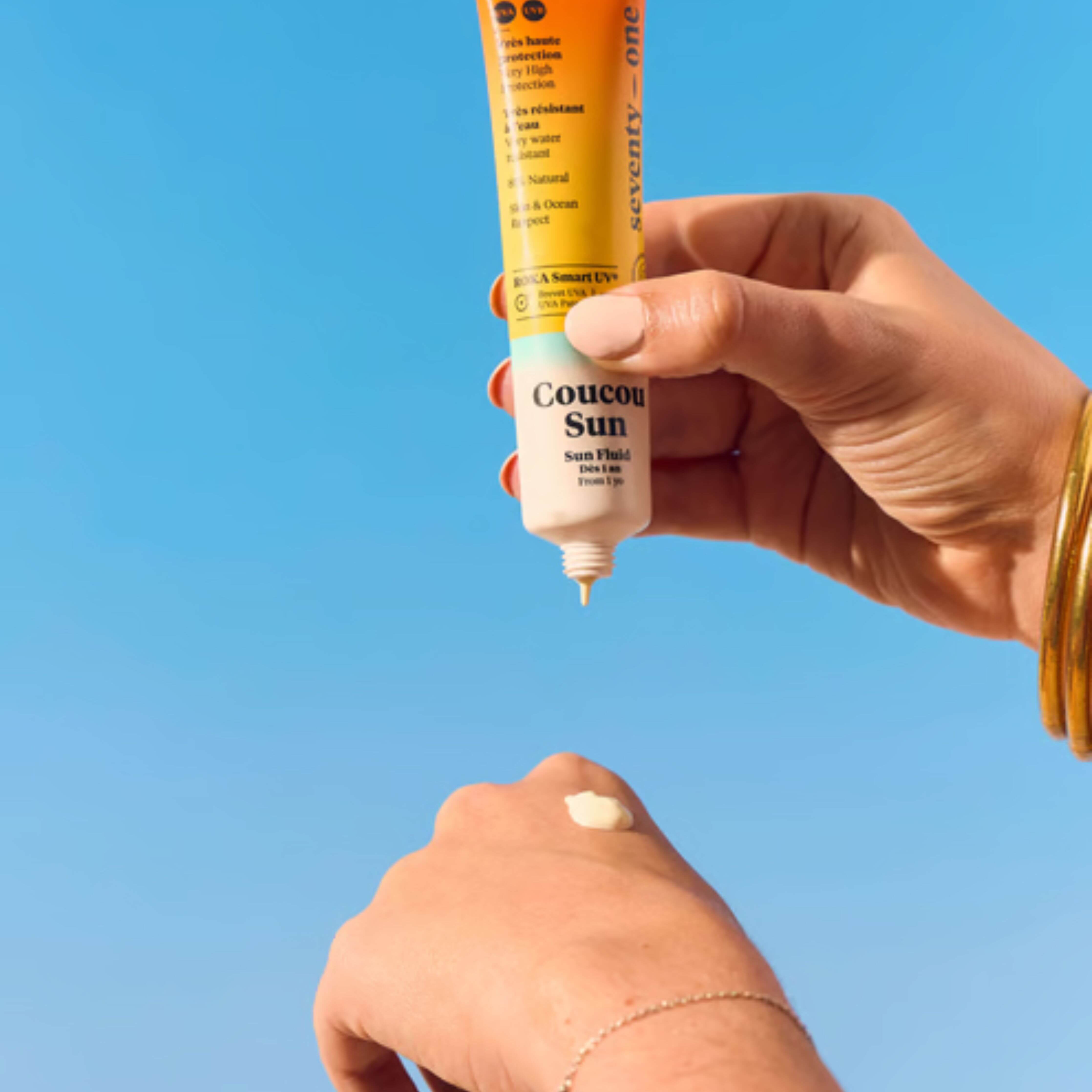 Crème solaire visage Coucou Sun SPF50+