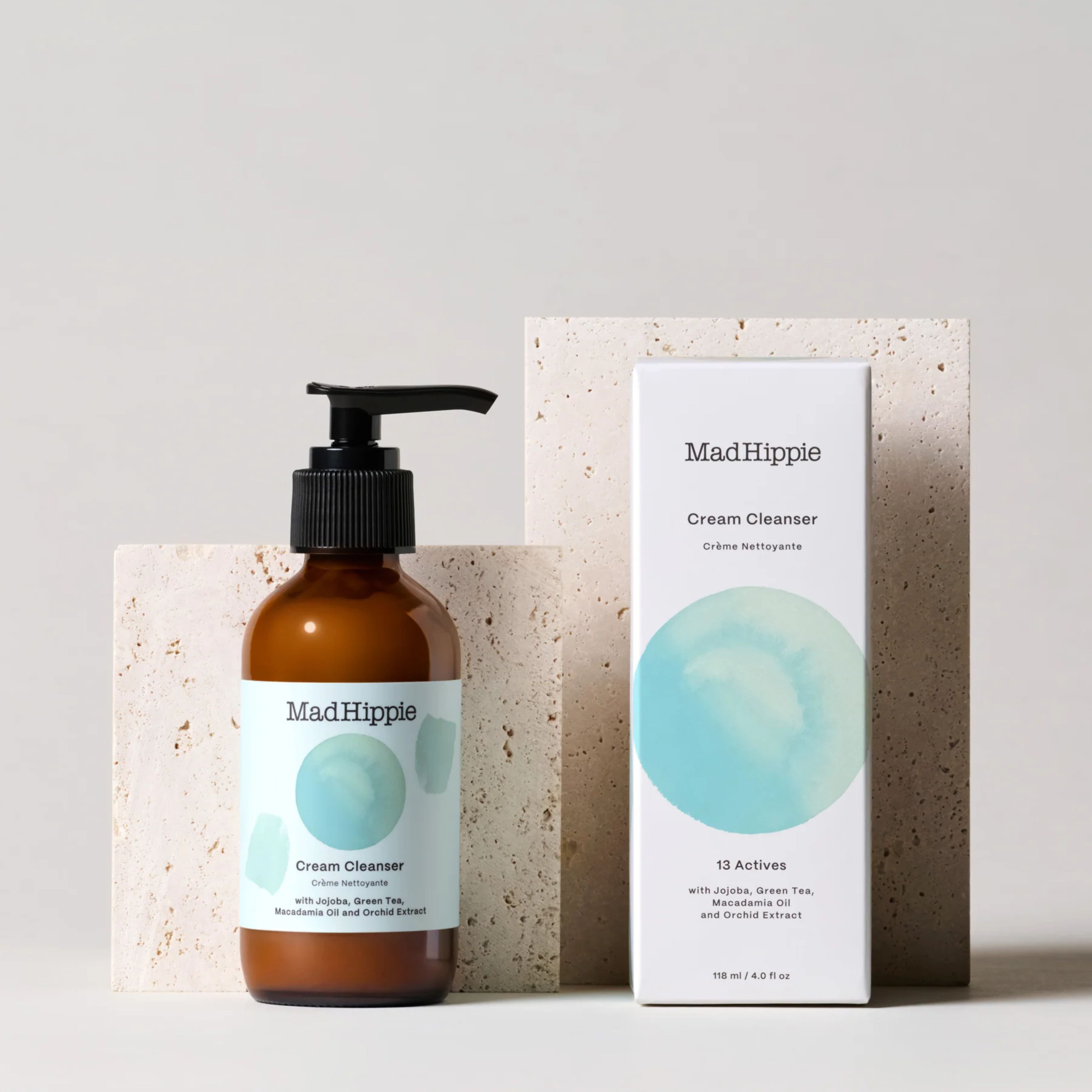 Crema limpiadora con jojoba, té verde y aceite de macadamia