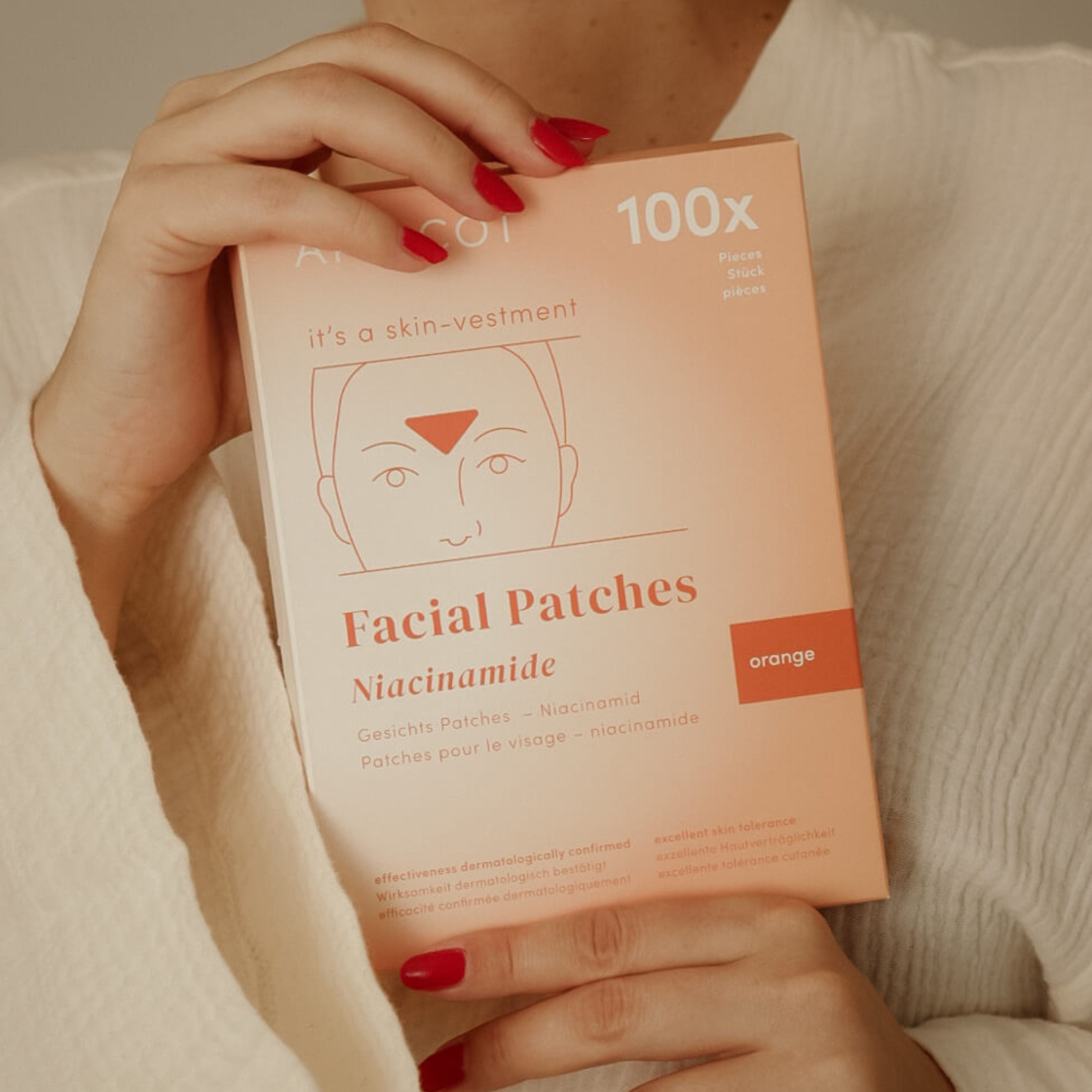 Patchs frontaux et sourcils à la niacinamide