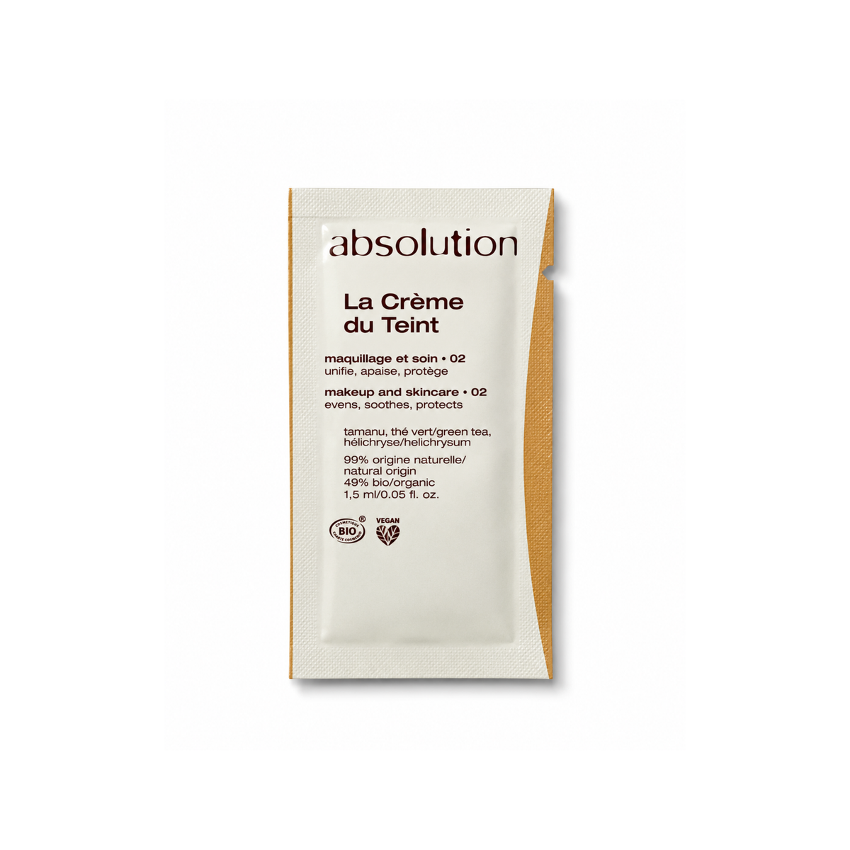 Échantillon La Crème du Teint Crème Teintée Hydratante Visage Medium 1,5 ml
