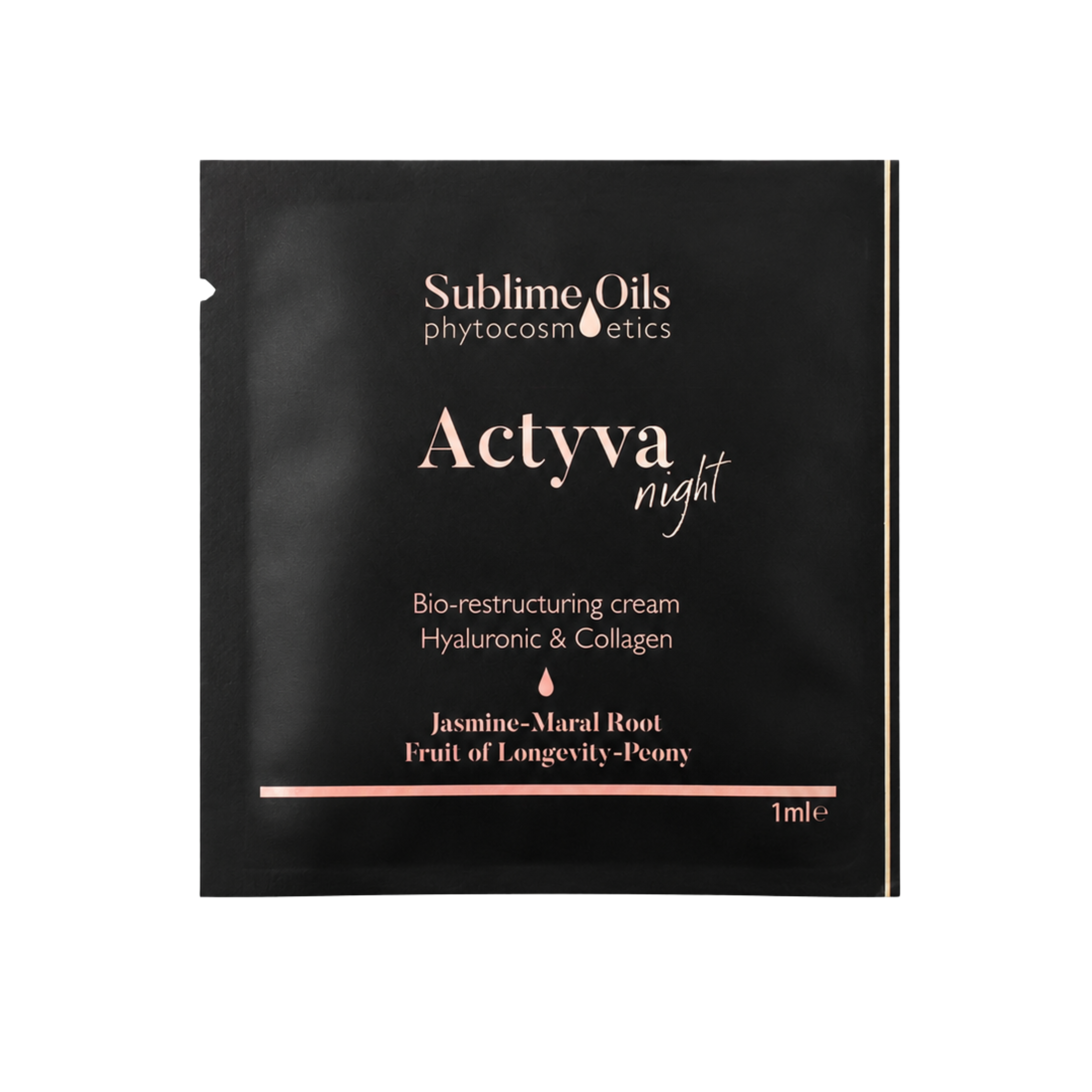 Muestra Crema facial reparadora de noche Actyva 1ml