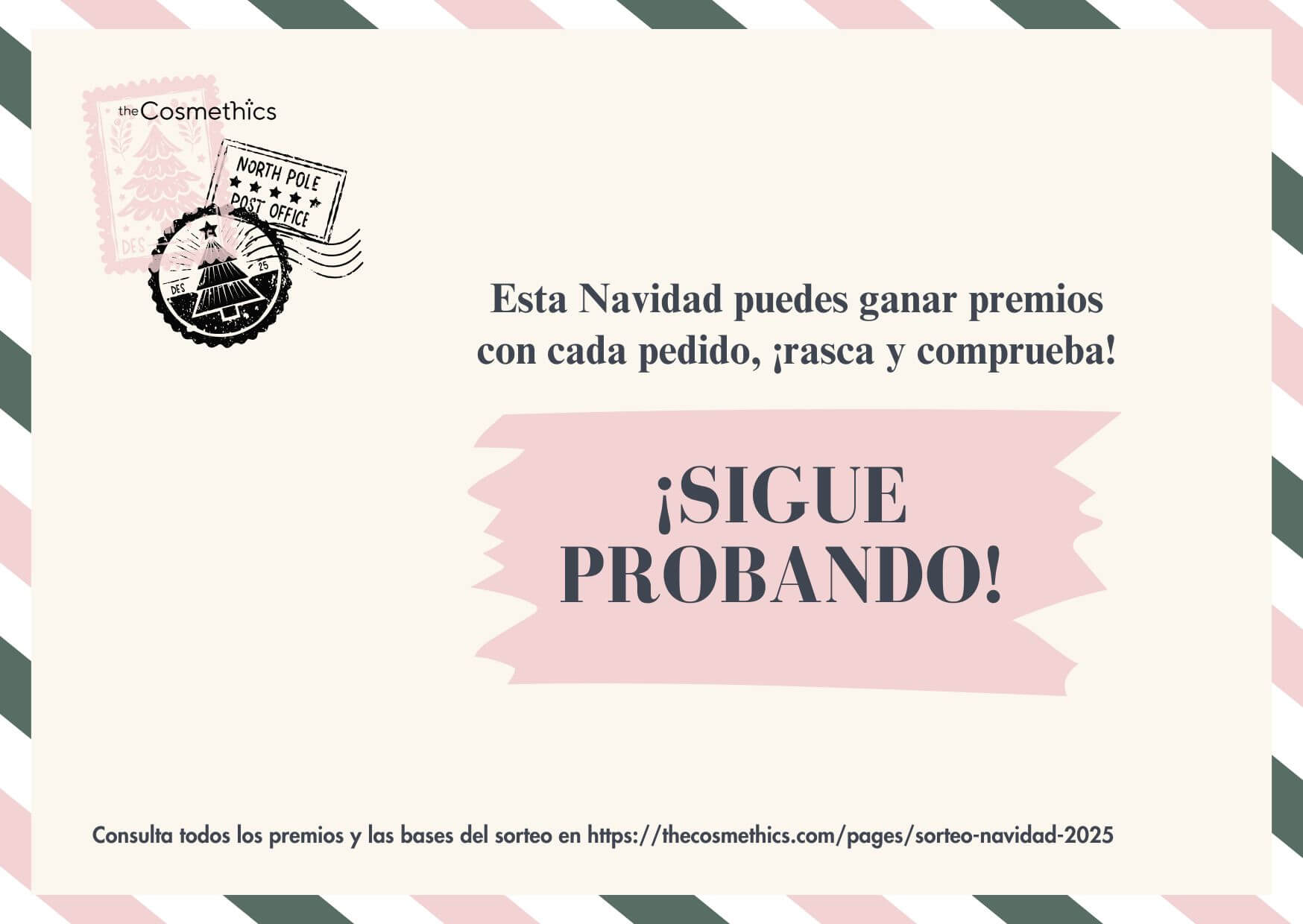 Rasca Navidad theCosmethics