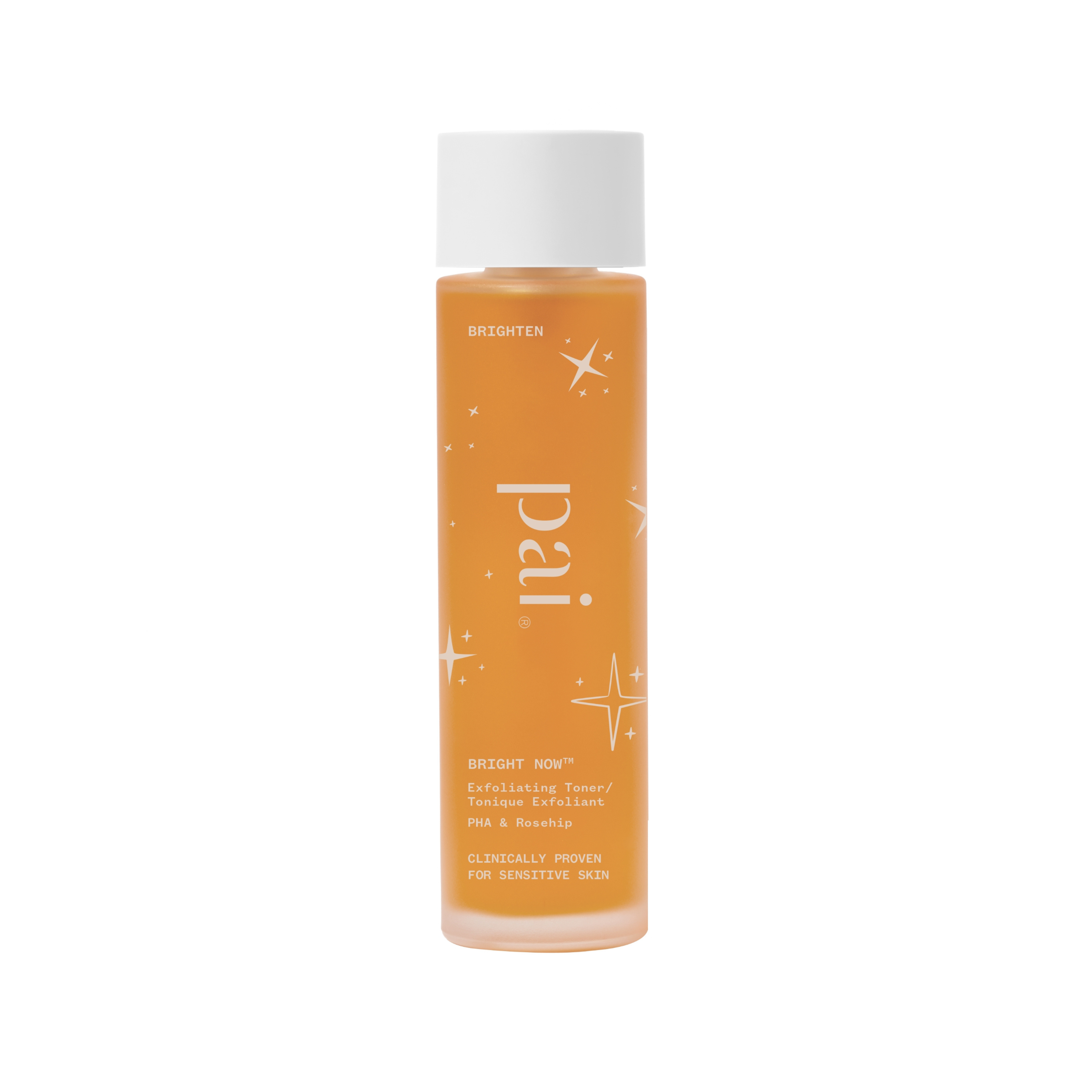 Tónico exfoliante con PHA y rosa mosqueta Bright now™