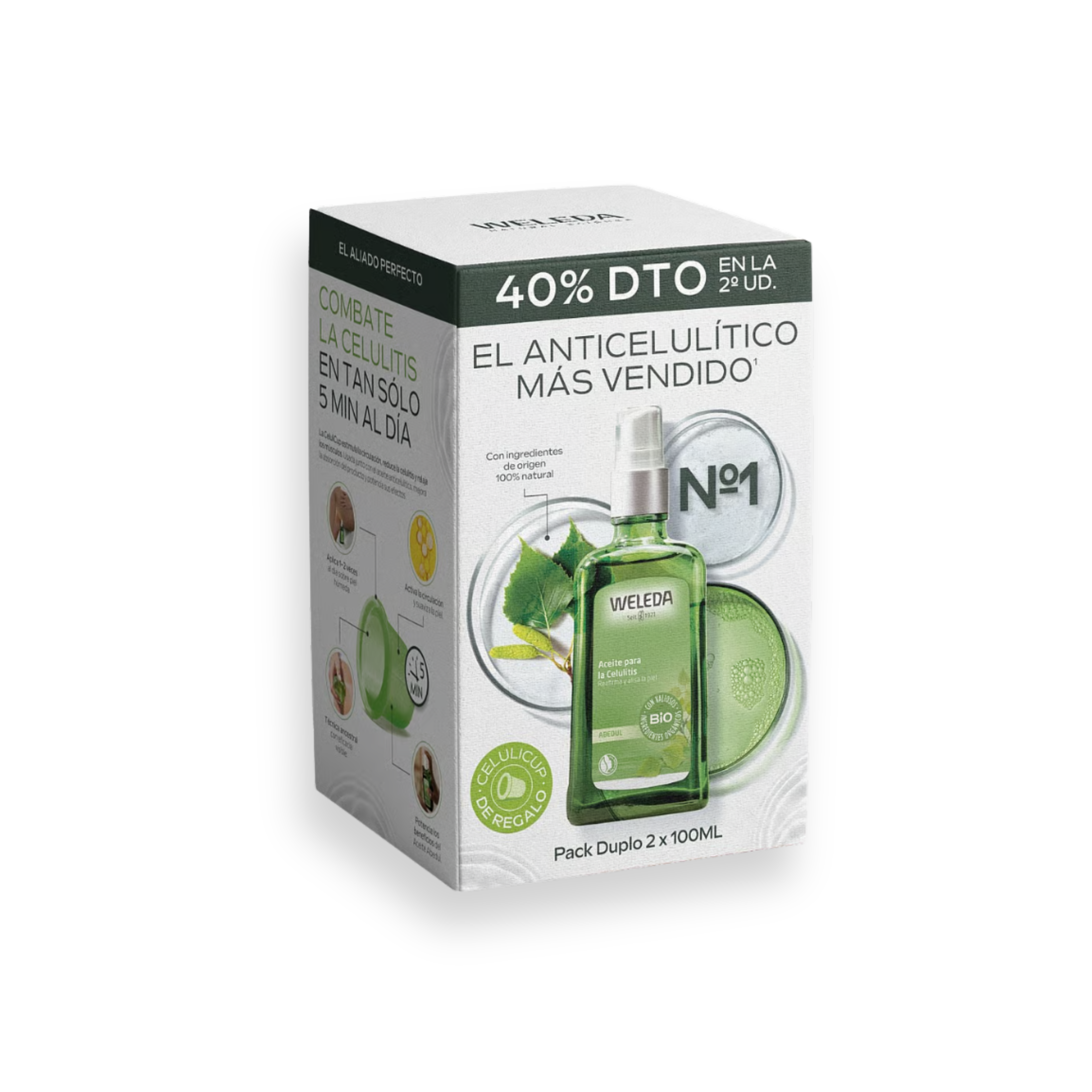 Traitement anti-cellulite à double action réductrice et raffermissante