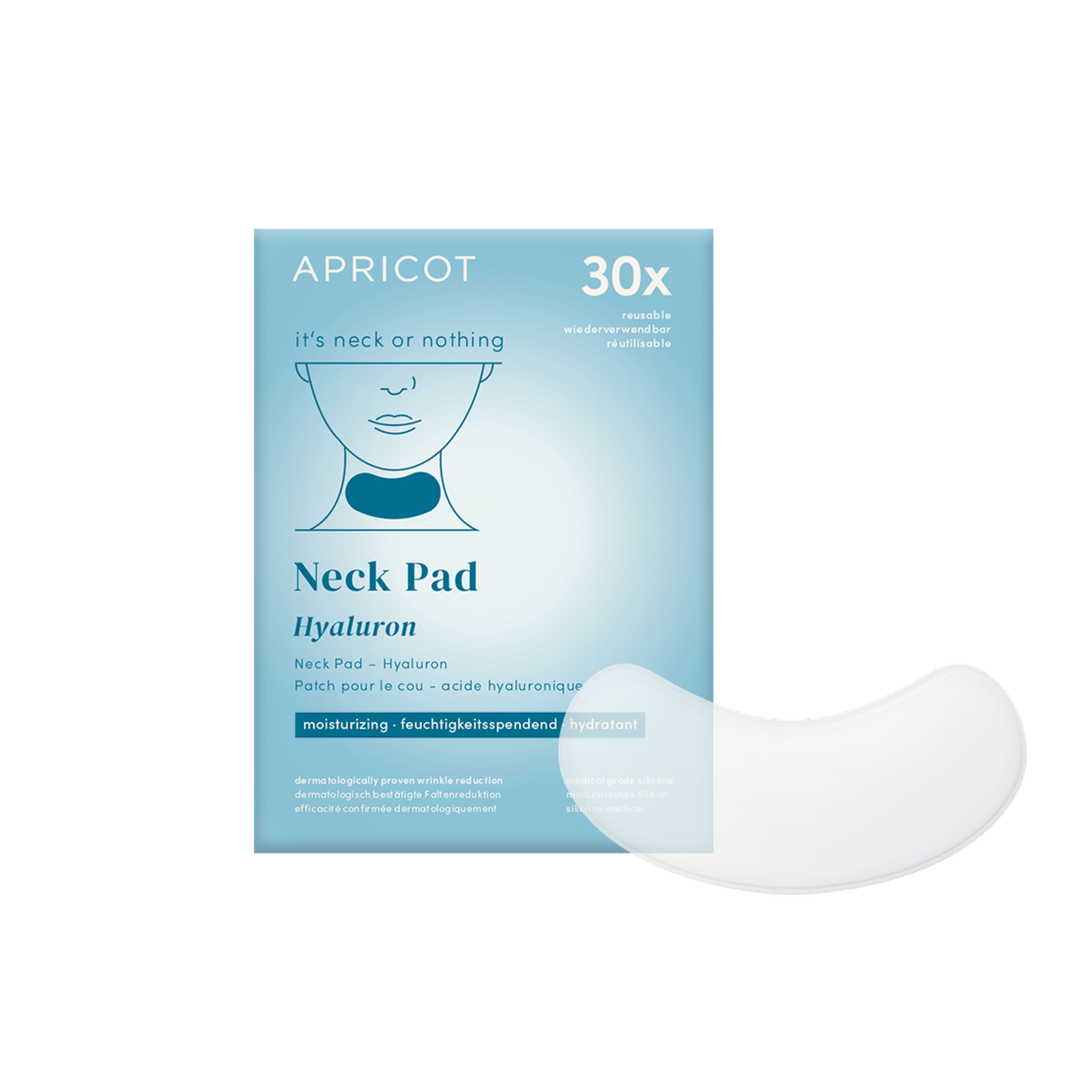 Parche para cuello con ácido hialurónico It's neck or nothing