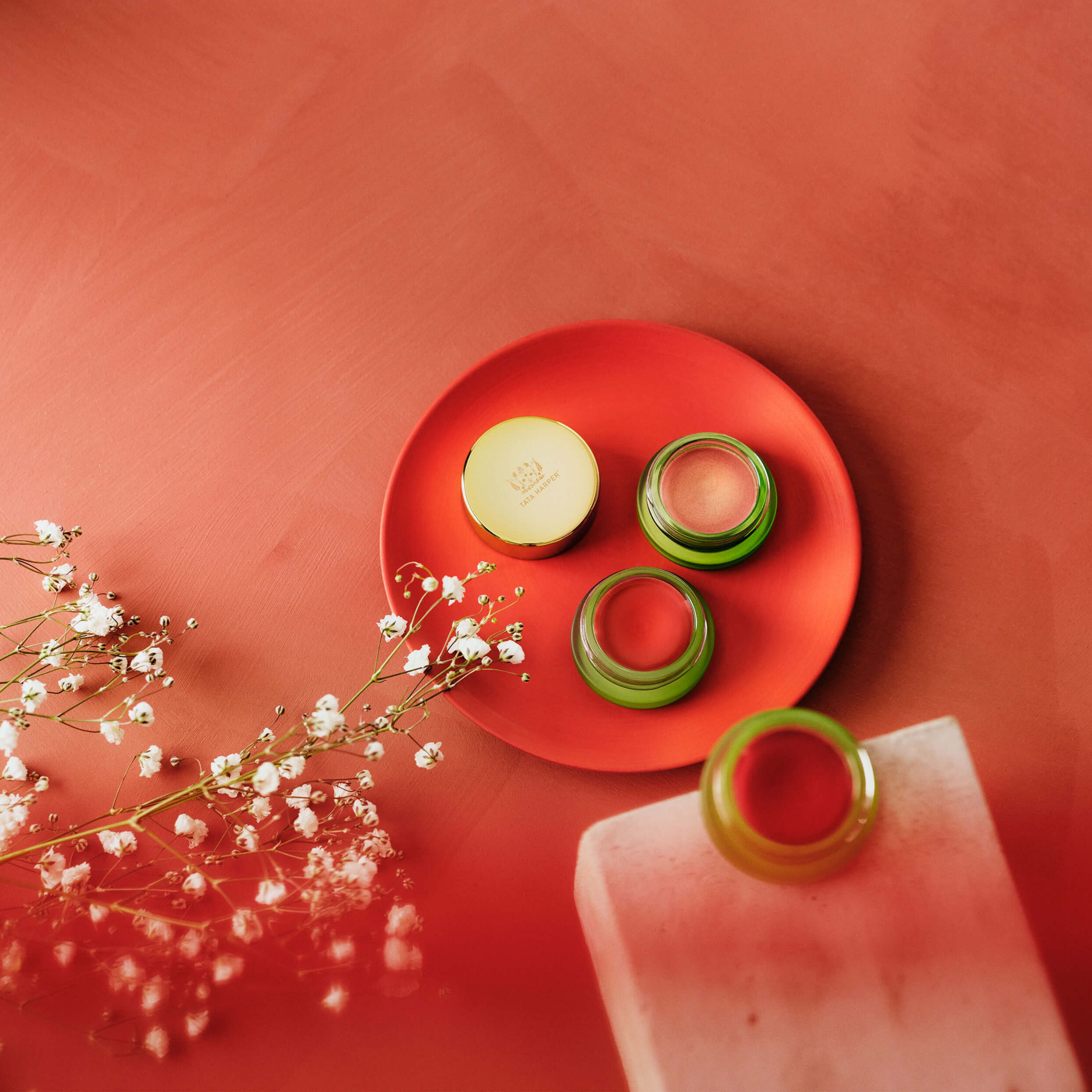 Colorete y labial en crema Vitamin-Infused