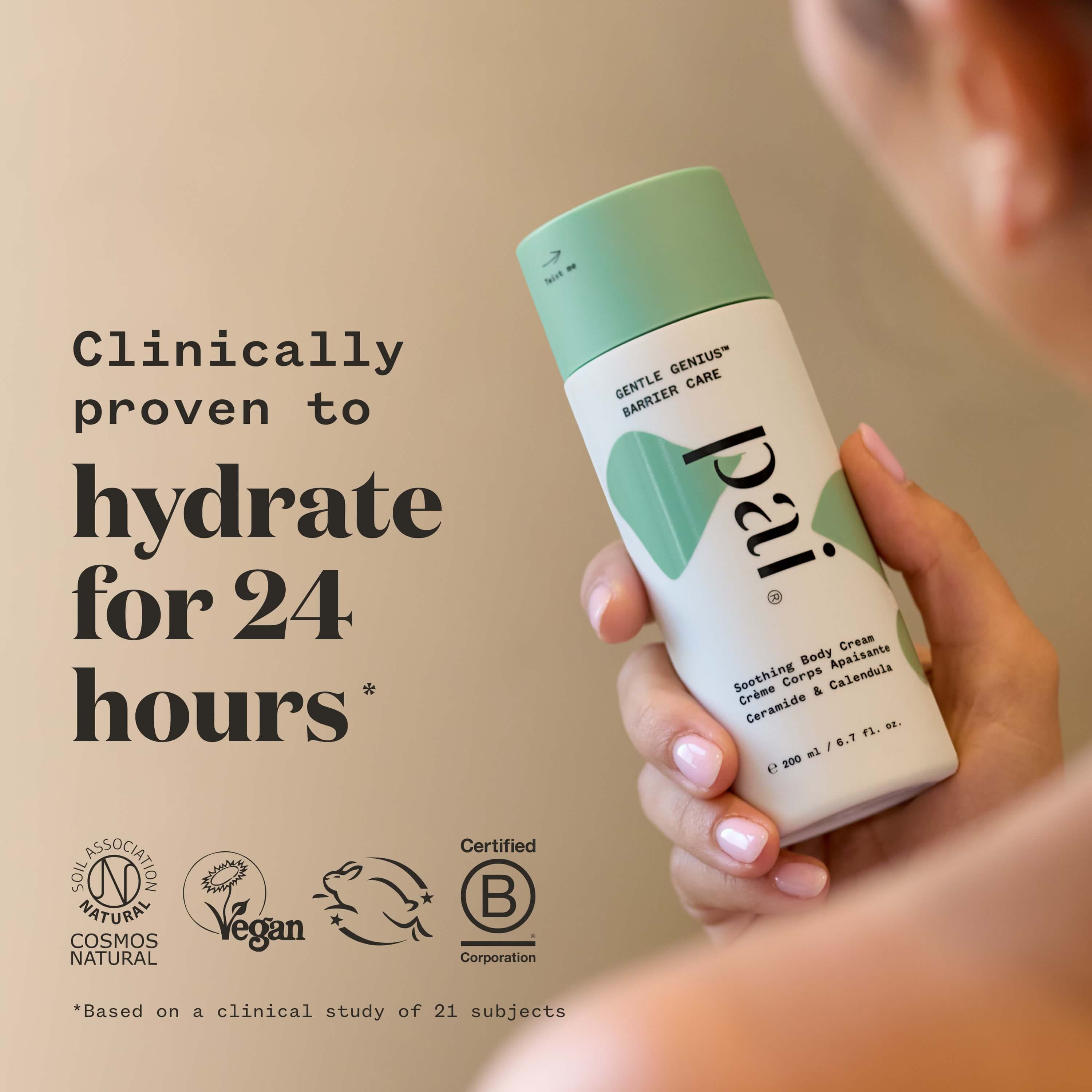 Crema corporal calmante Gentle Genius