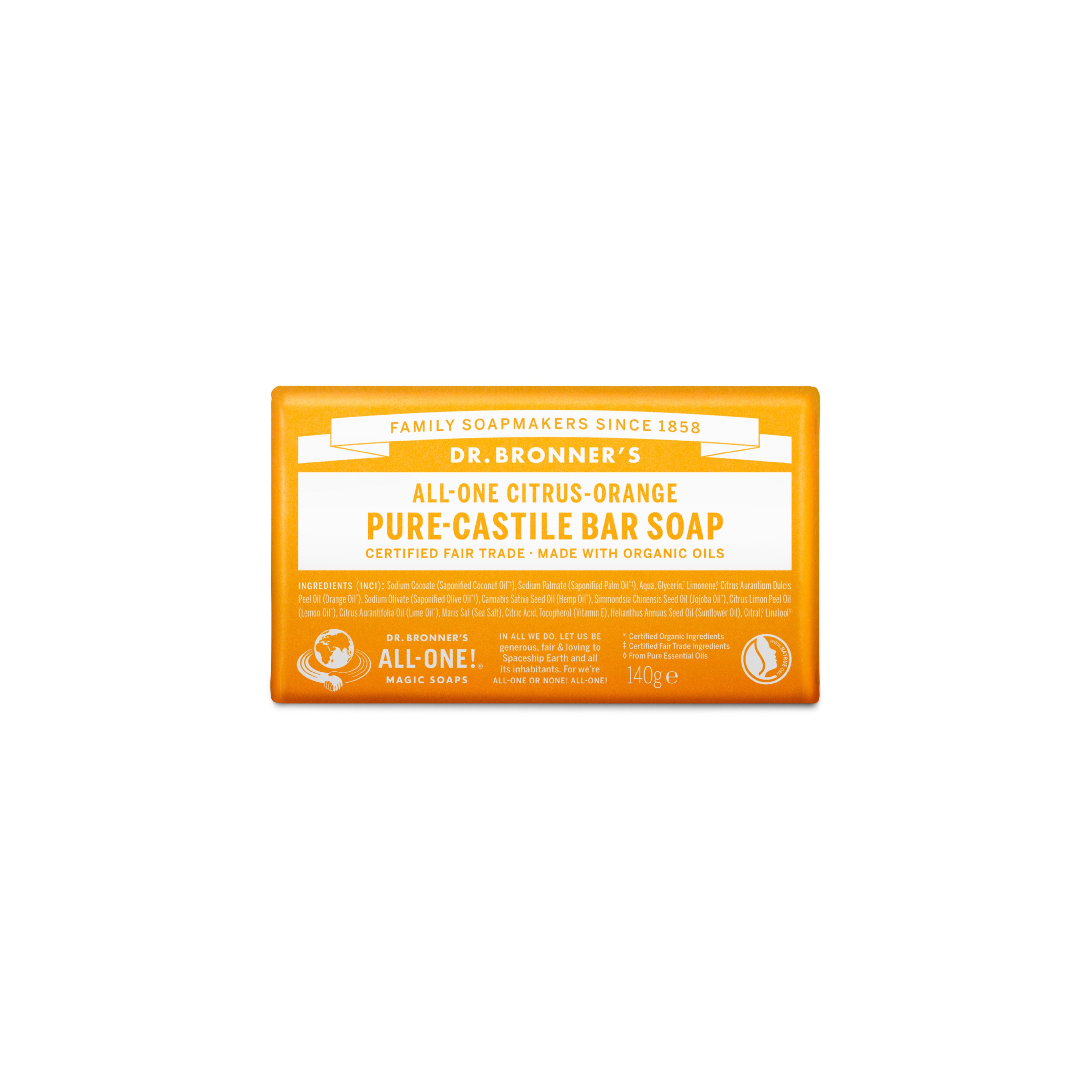 Savon en barre à l'orange et aux agrumes