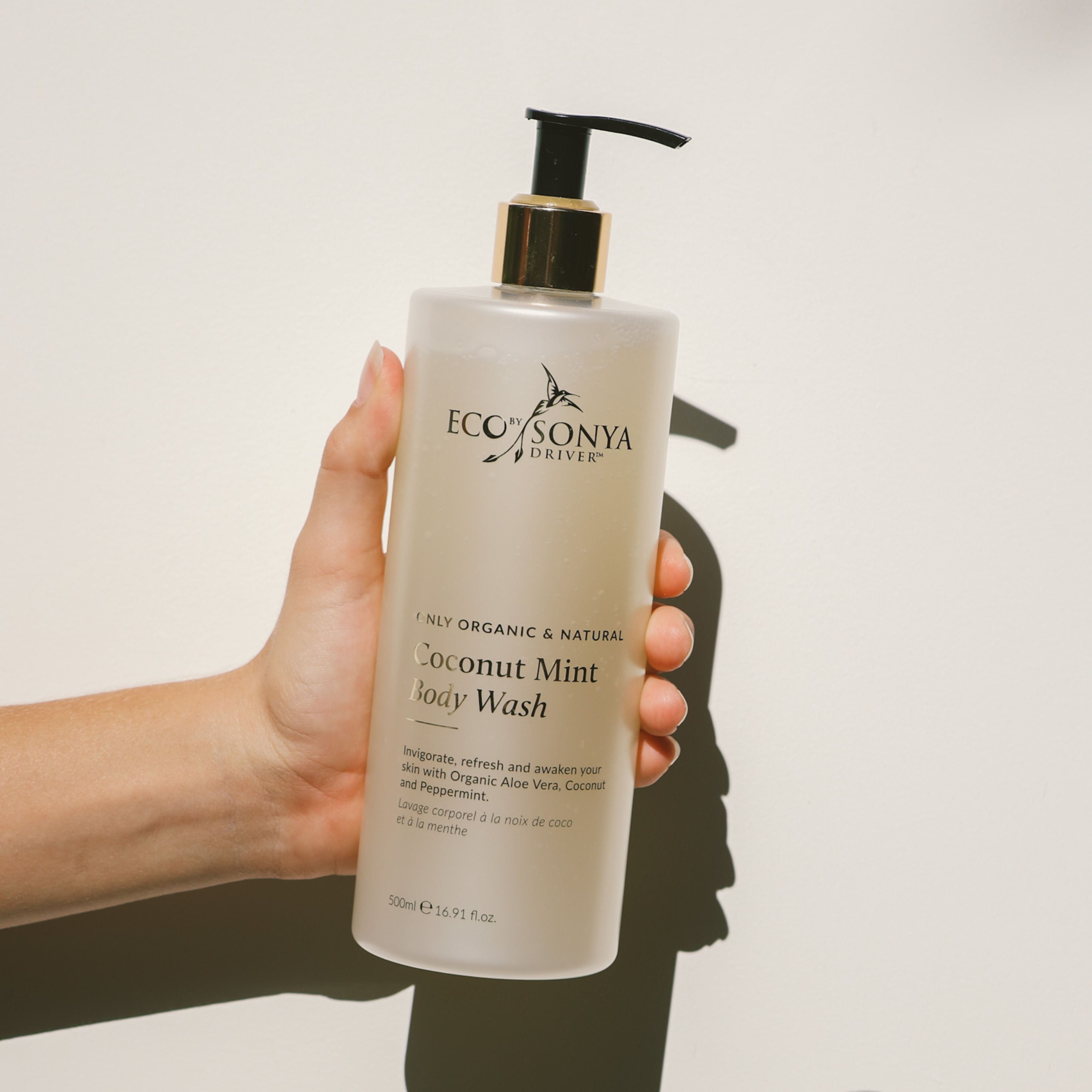 Gel douche à la noix de coco et à la menthe