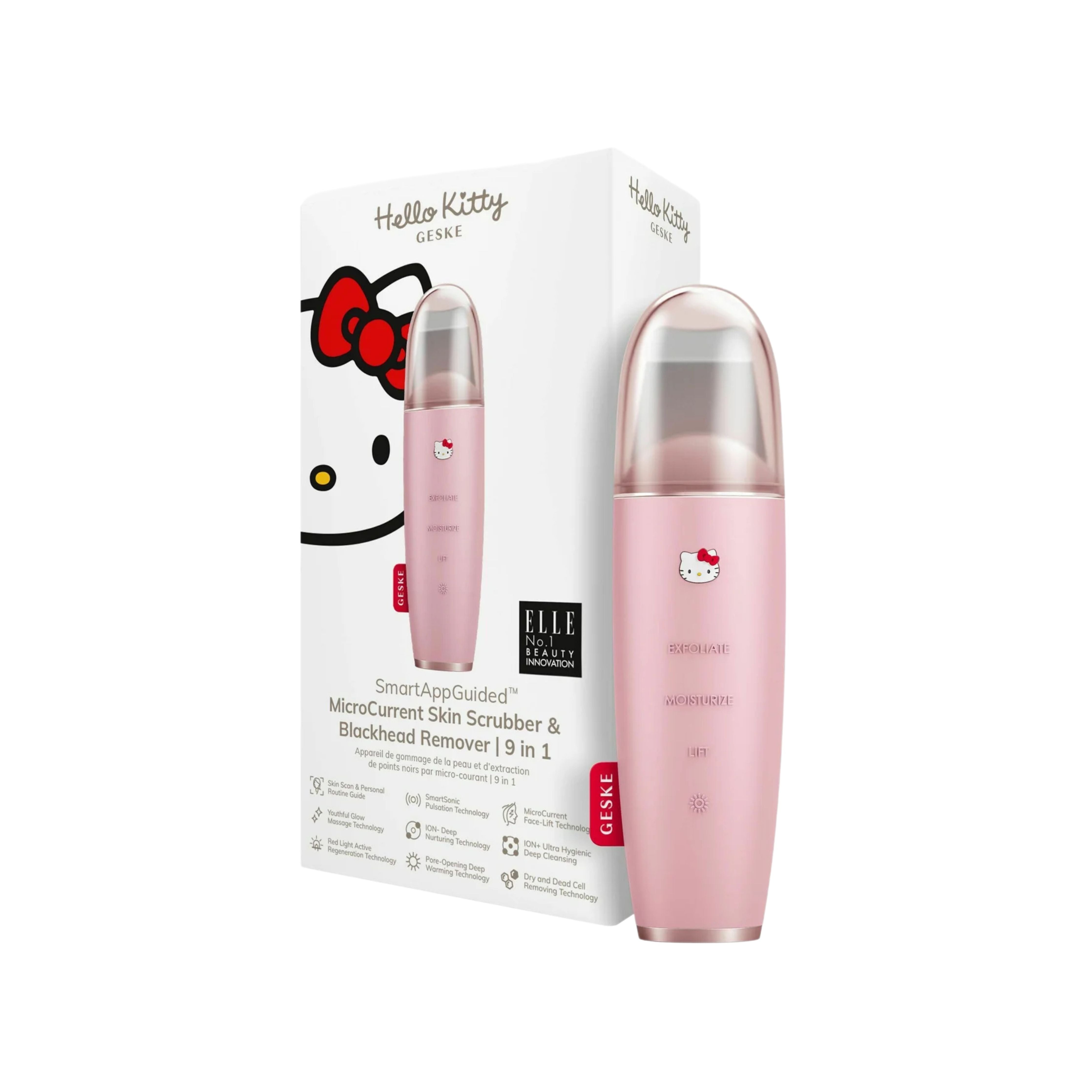 Gommage cutané à microcourants et dissolvant de points noirs 9 en 1 Hello Kitty