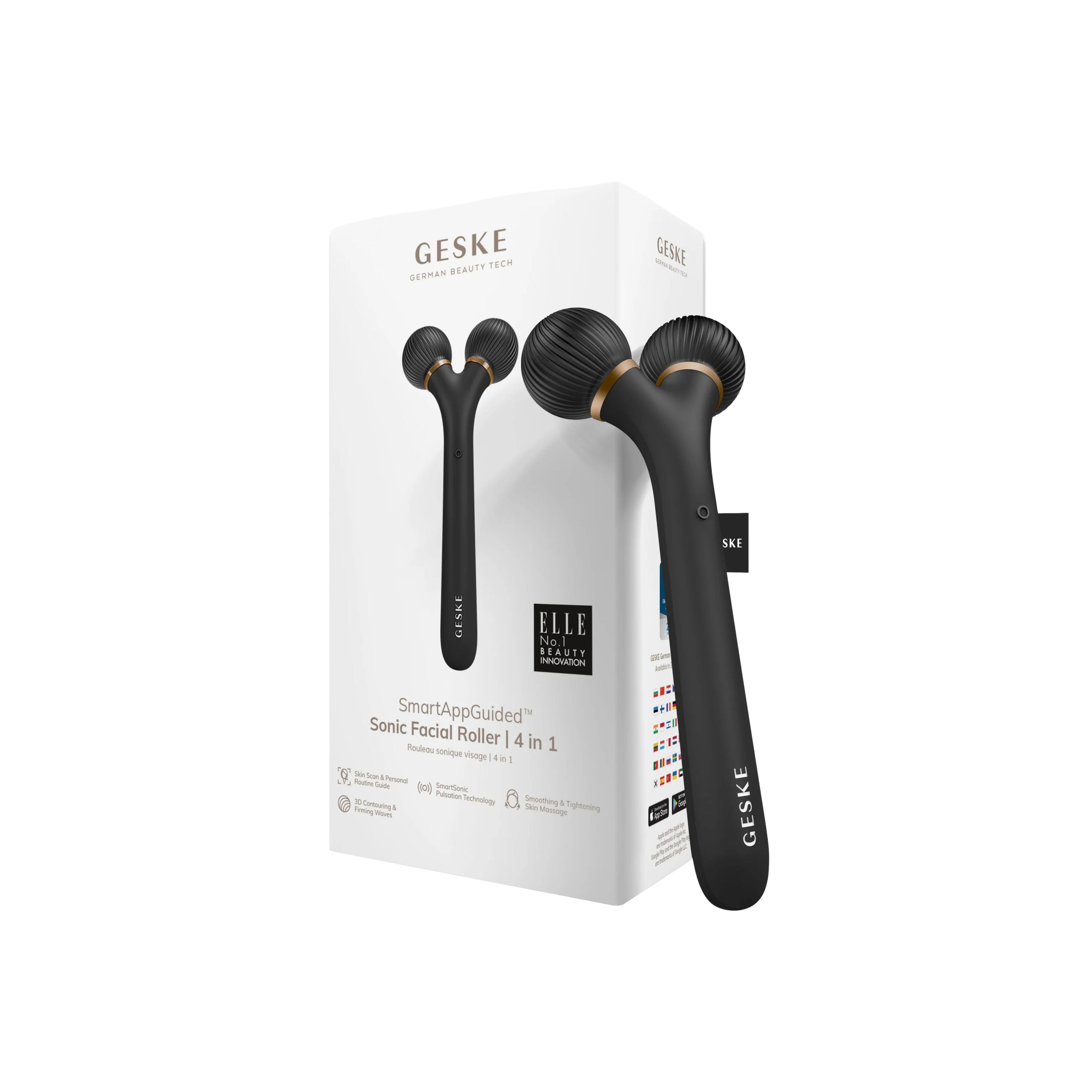 Rouleau facial sonique 4 en 1