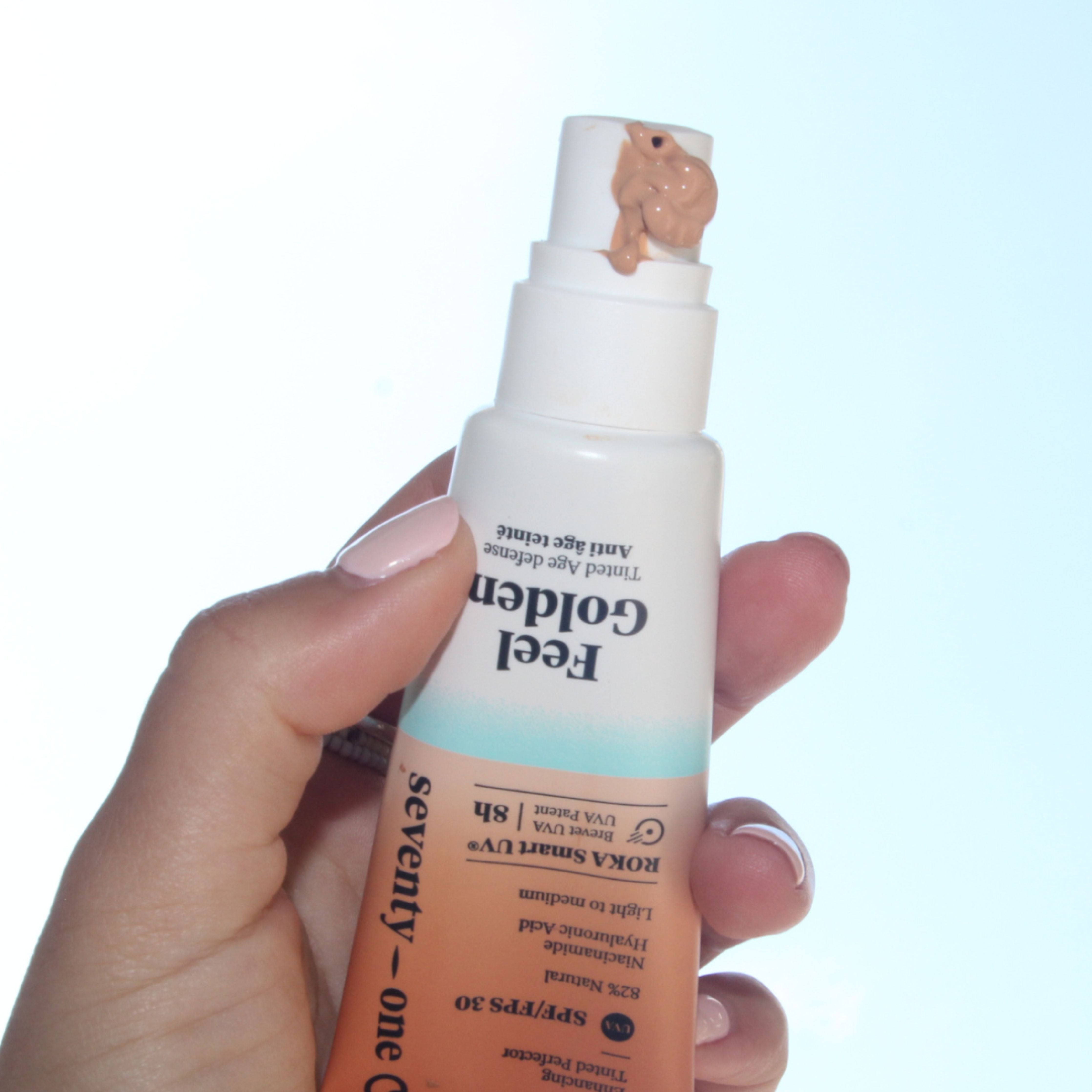 Feel Golden SPF 30 Antioxidant Protective Fluid with Tint