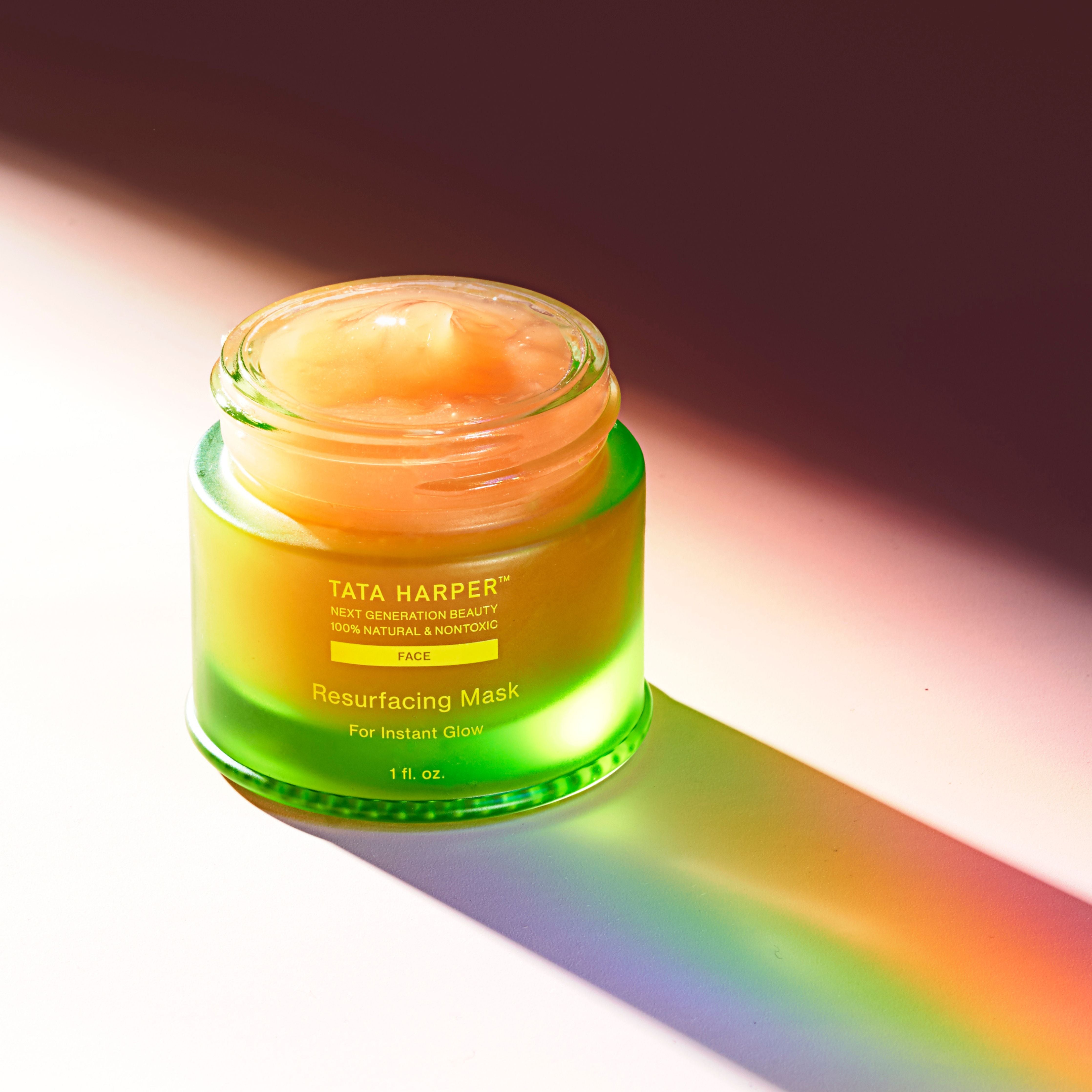 Masque facial réparateur et éclaircissant aux enzymes resurfaçantes BHA+