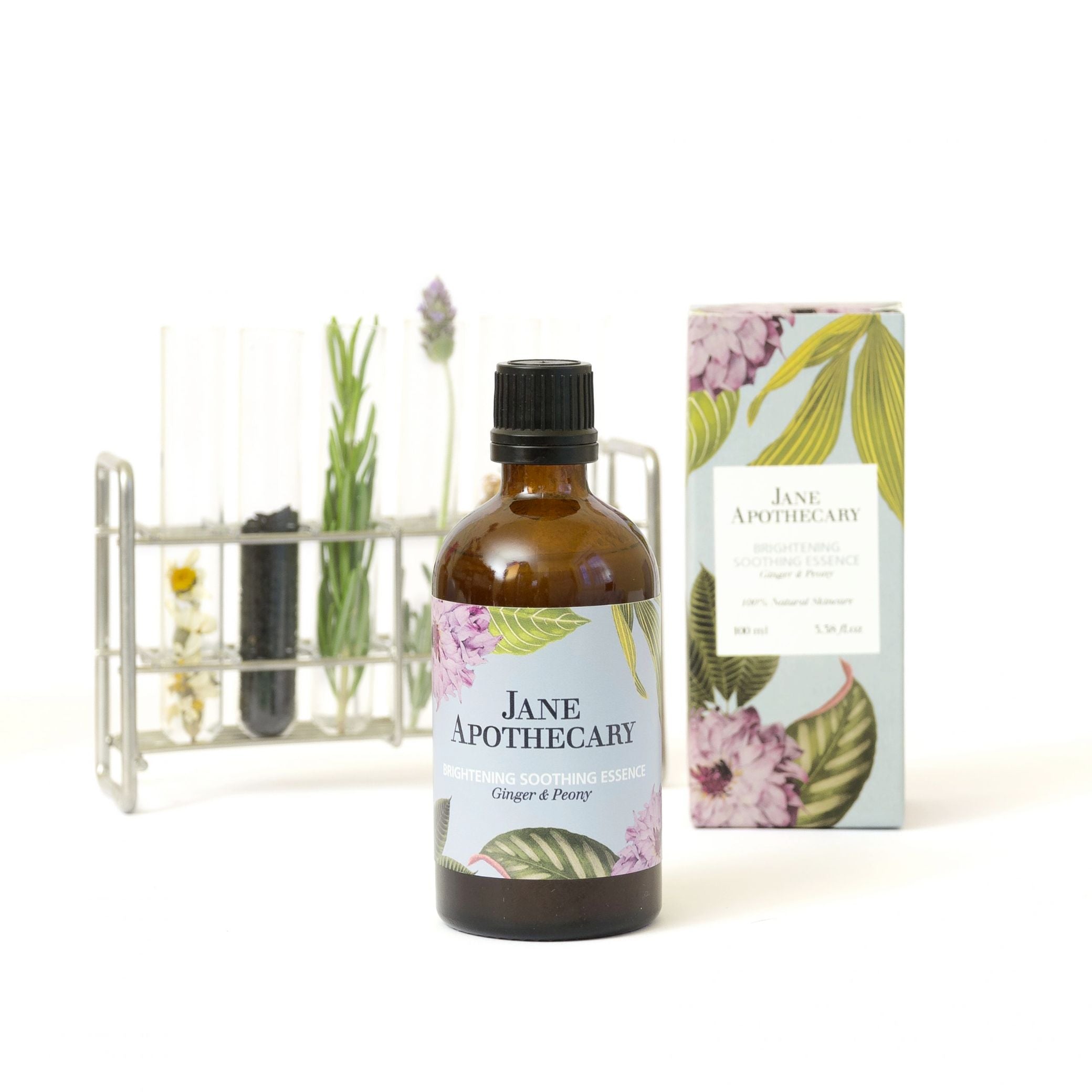 Esencia facial calmante e iluminadora