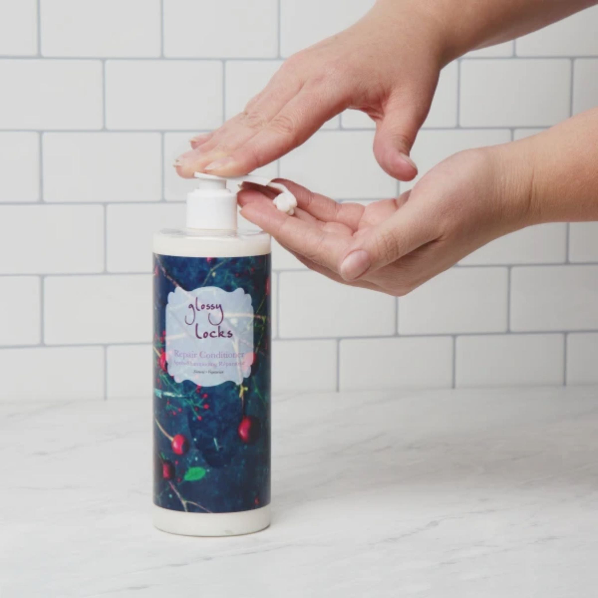 Acondicionador reparador para cabello dañado Glossy Locks