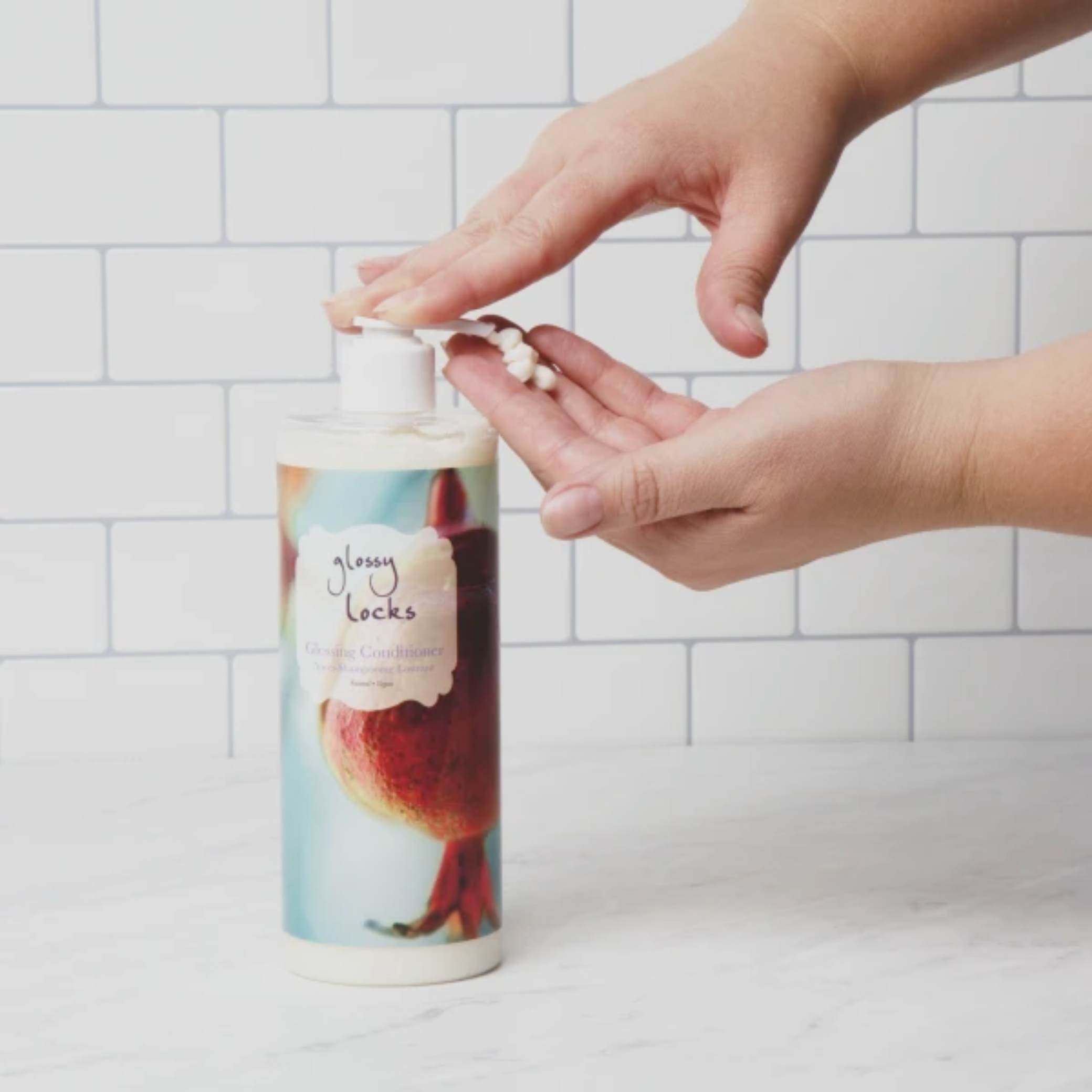 Acondicionador hidratante con colágeno Glossy Locks