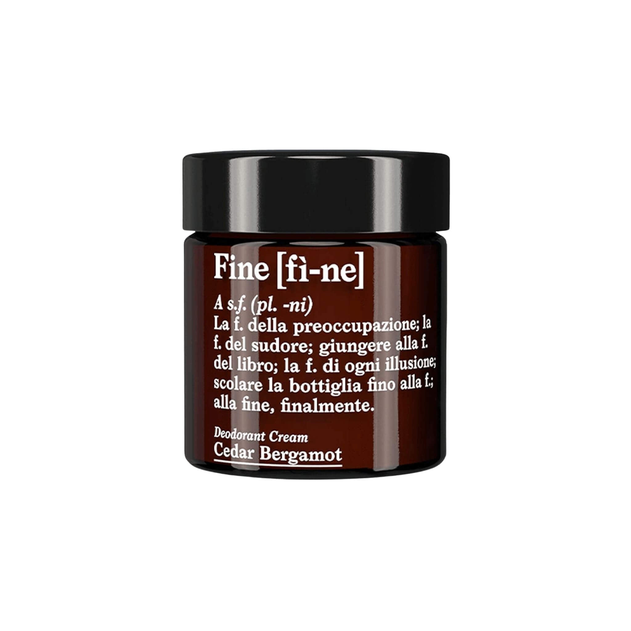 Desodorante en crema de cedro y bergamota 30gr