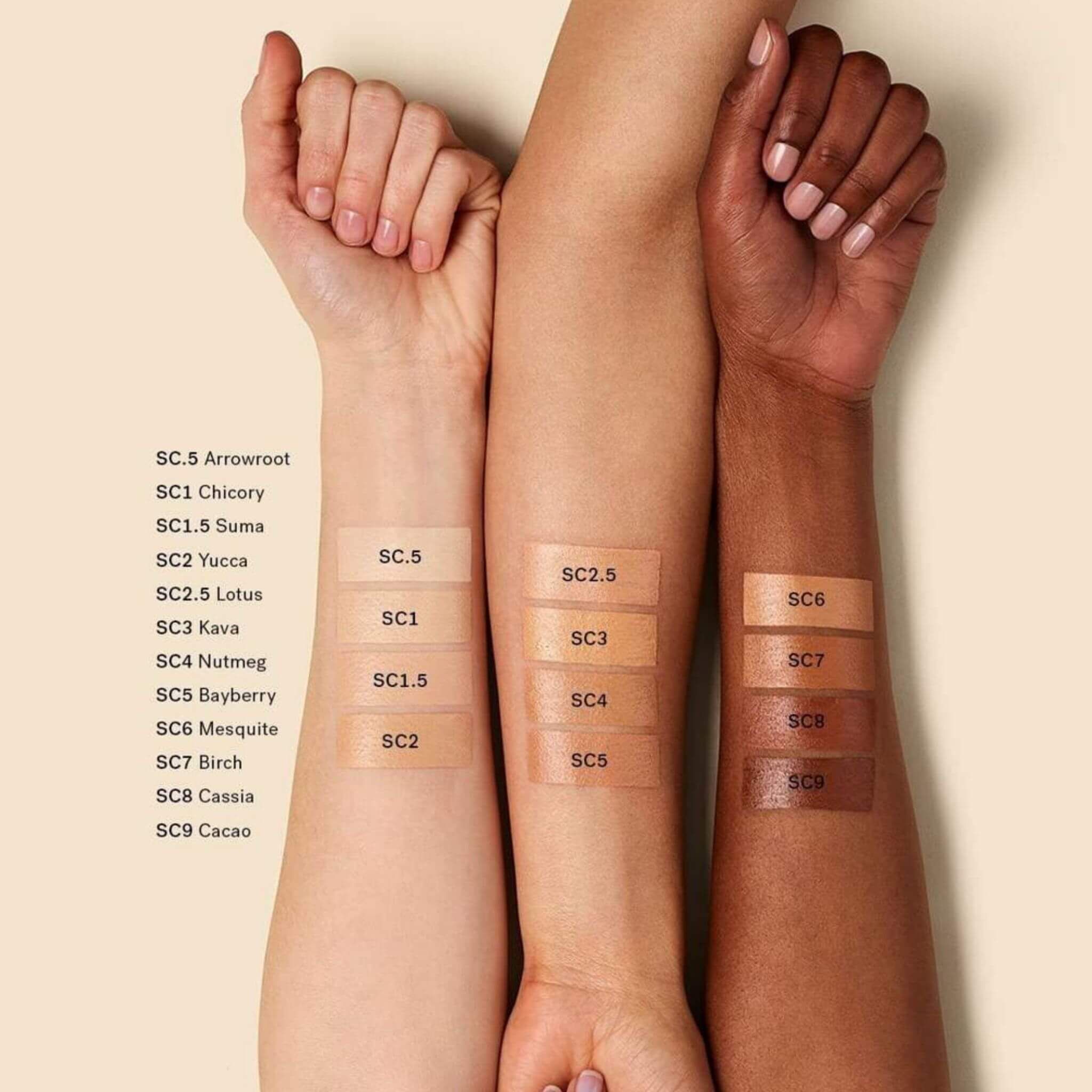 Corrector fluido con vitamina C