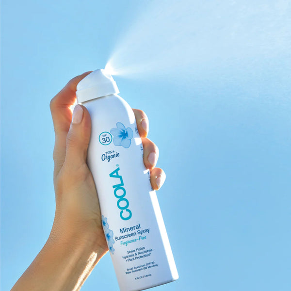 Protector solar en Spray SPF30 sin perfume Mineral Body Organic