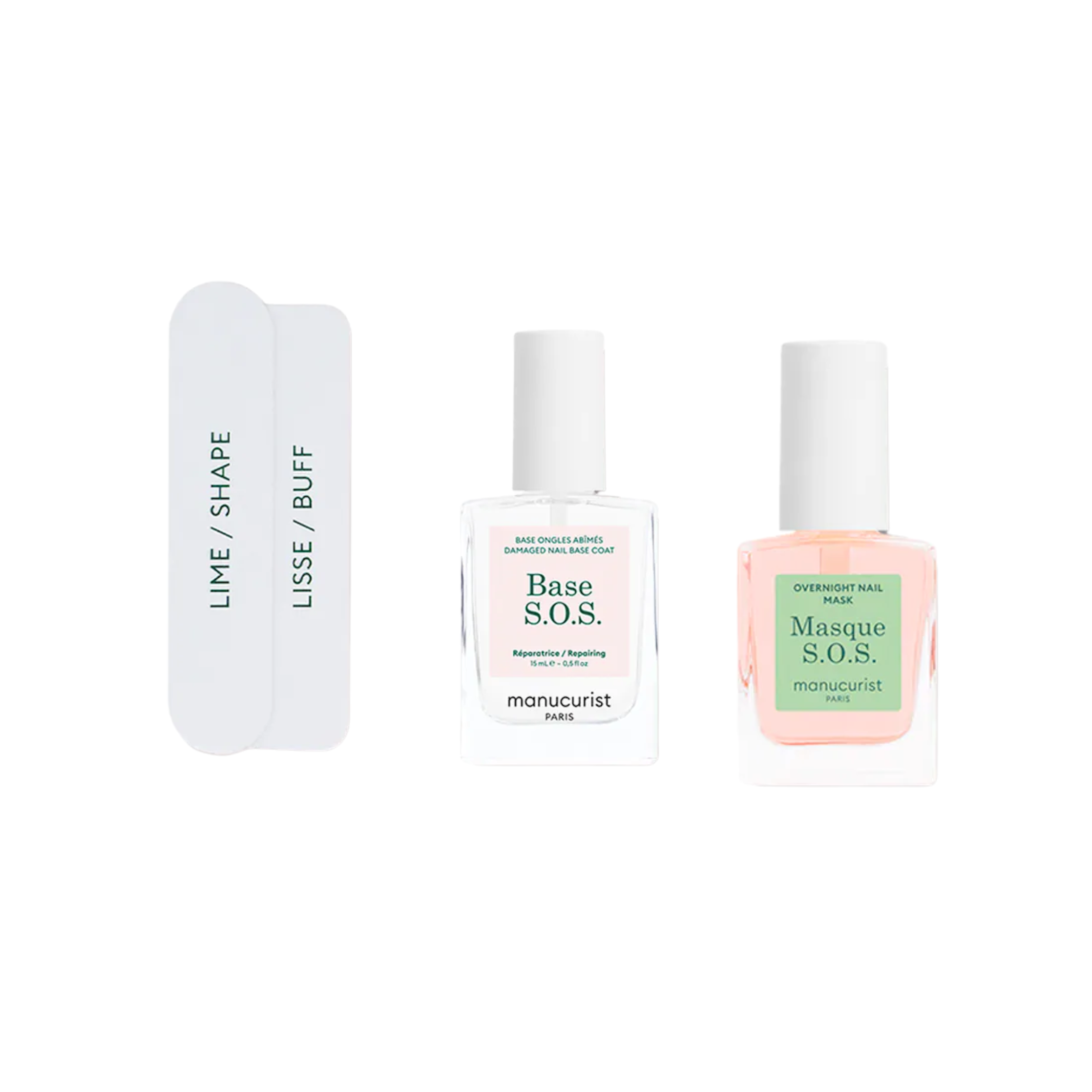 Kit Reparador en 3 Pasos: Cuidado Intensivo de Uñas Frágiles
