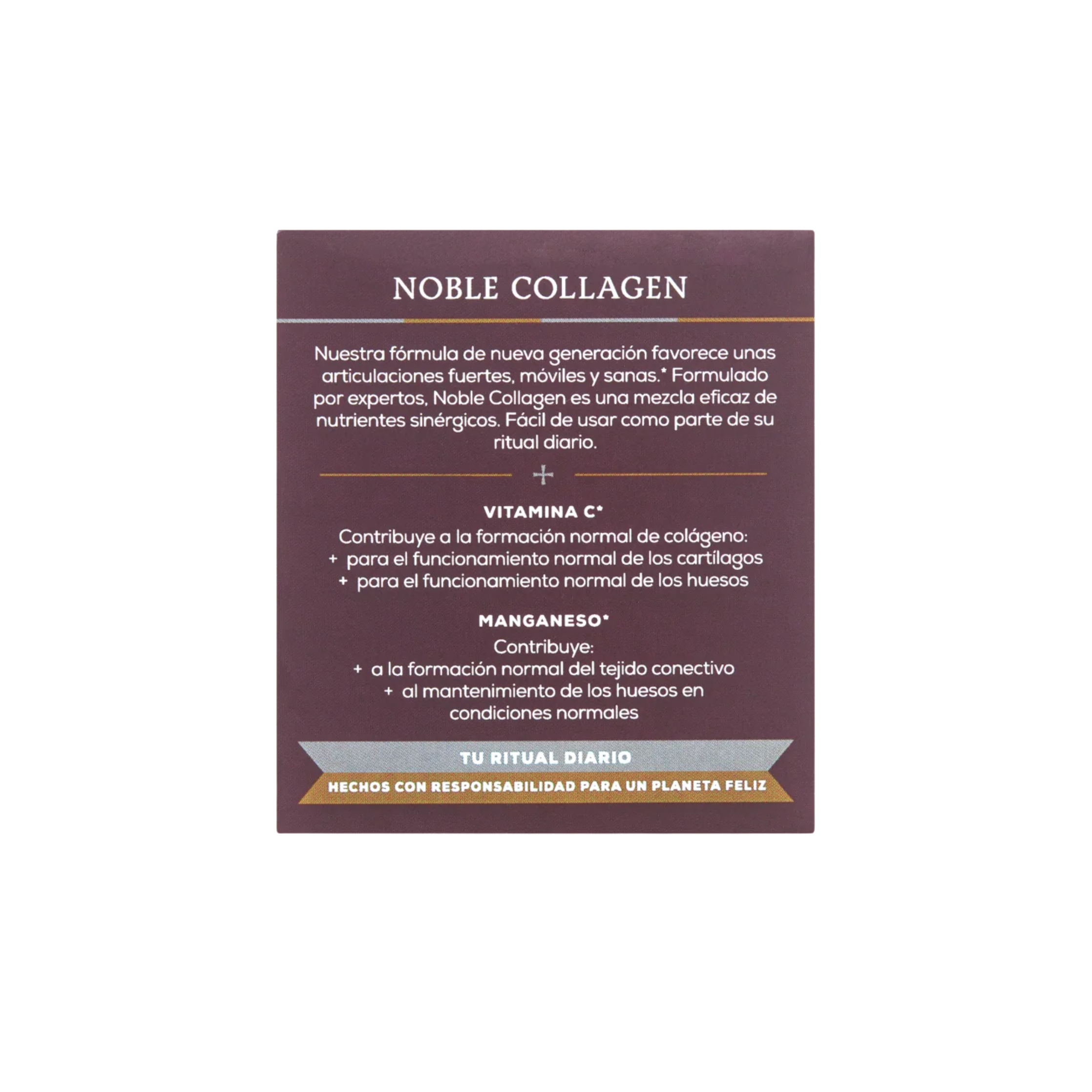 Suplemento en cápsulas Noble Collagen
