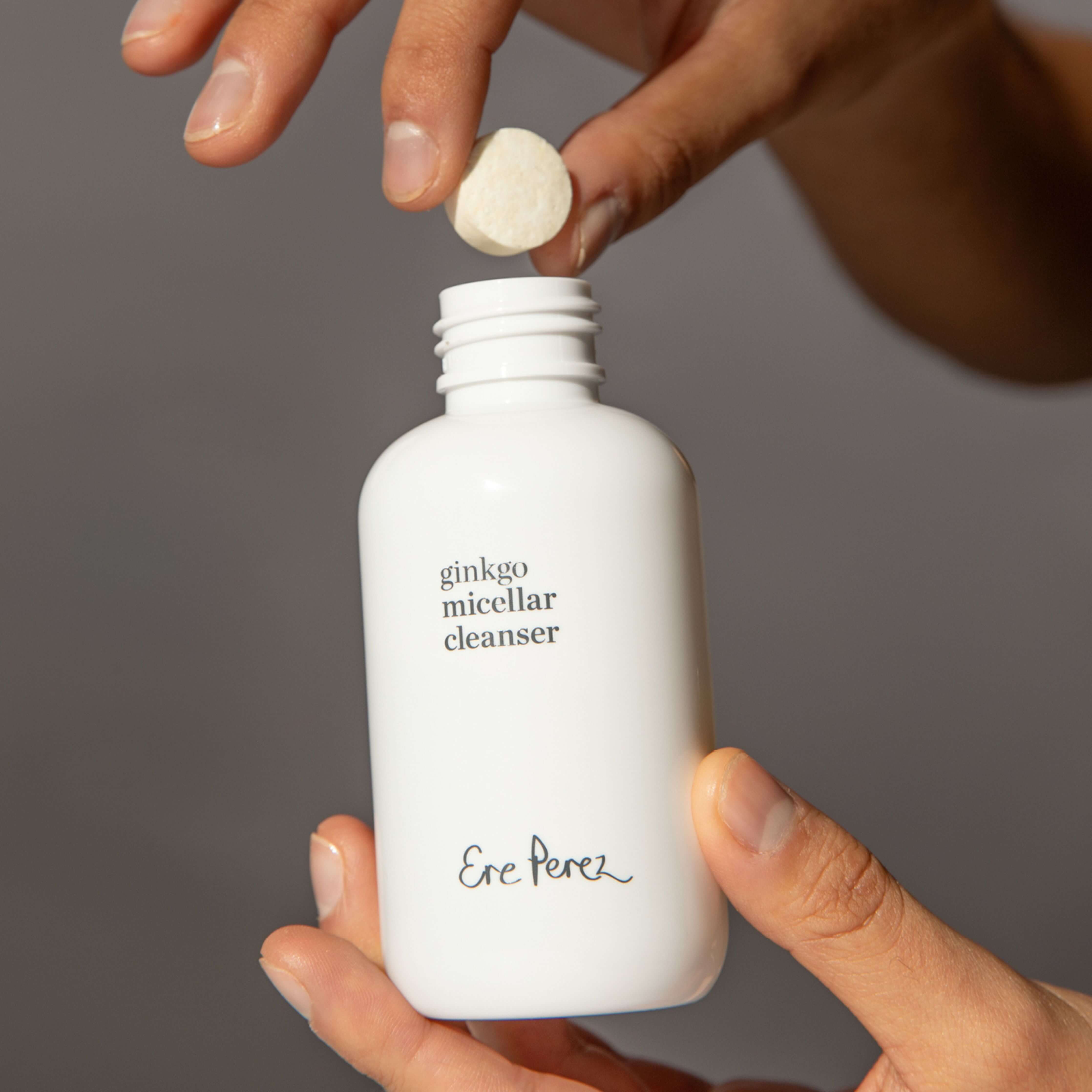 Agua micelar de ginkgo biloba