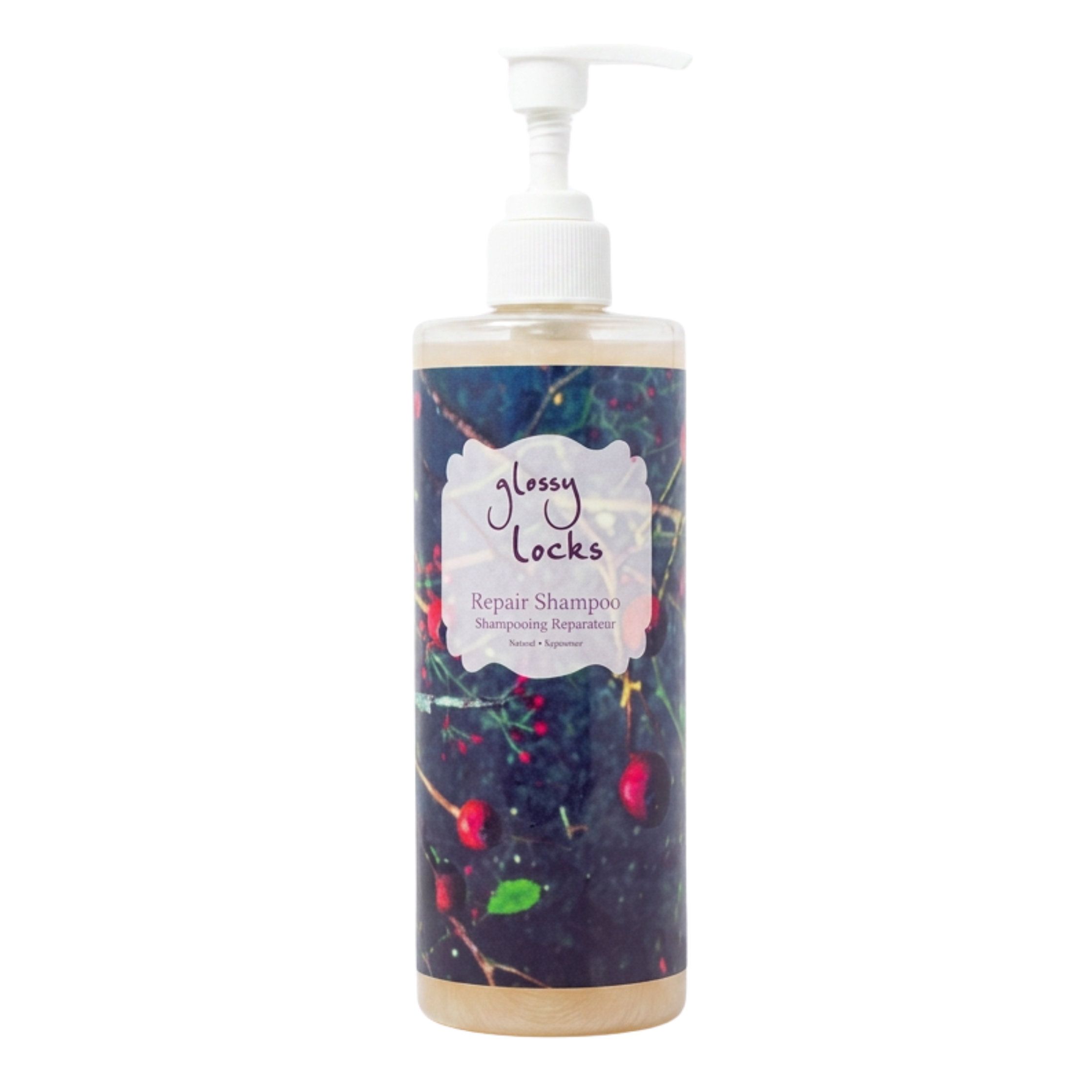 Champú reparador y nutritivo para cabello dañado Glossy Locks