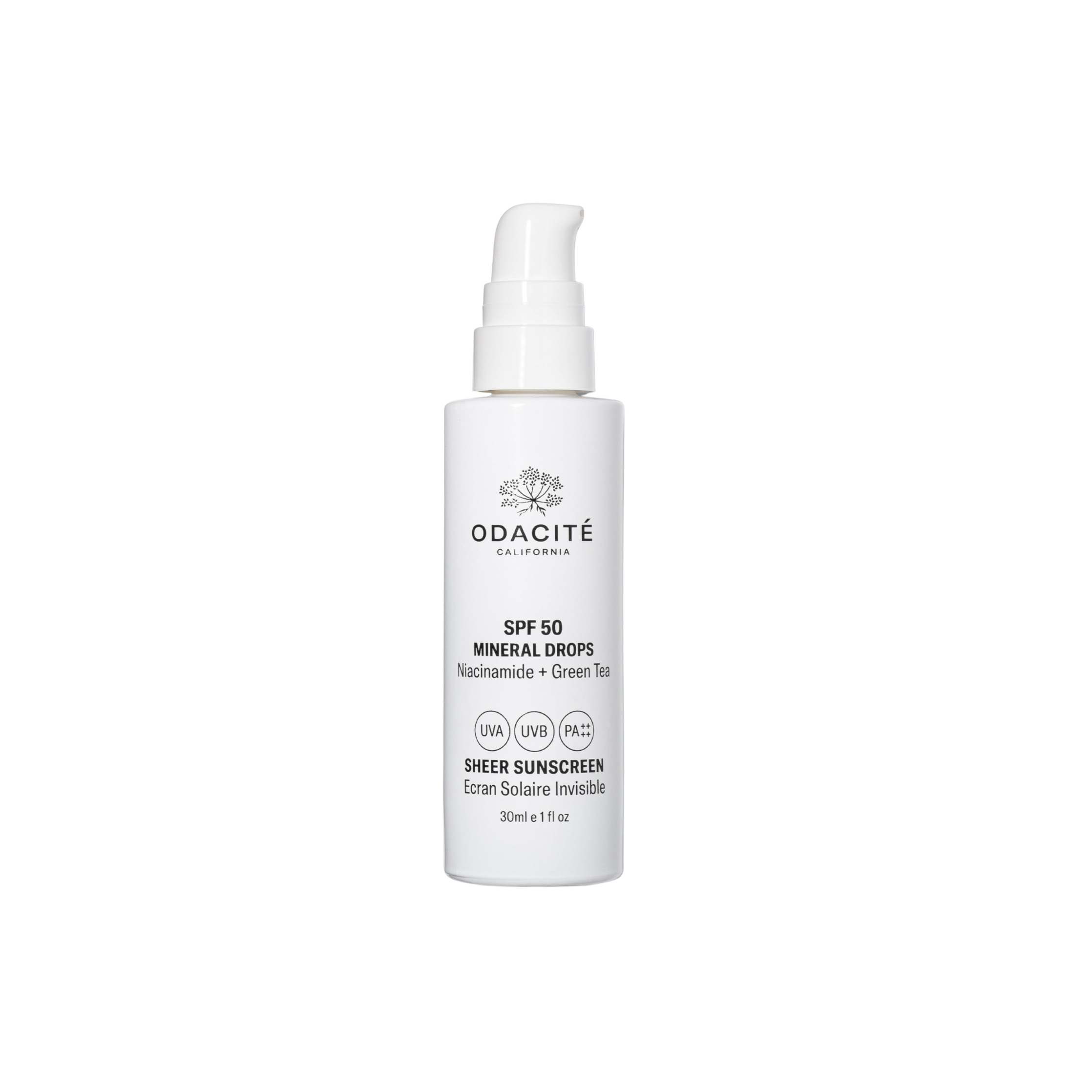 Crema antienvejecimento con niacinamida y SPF50 Sheer Sunscreen Mineral Drops