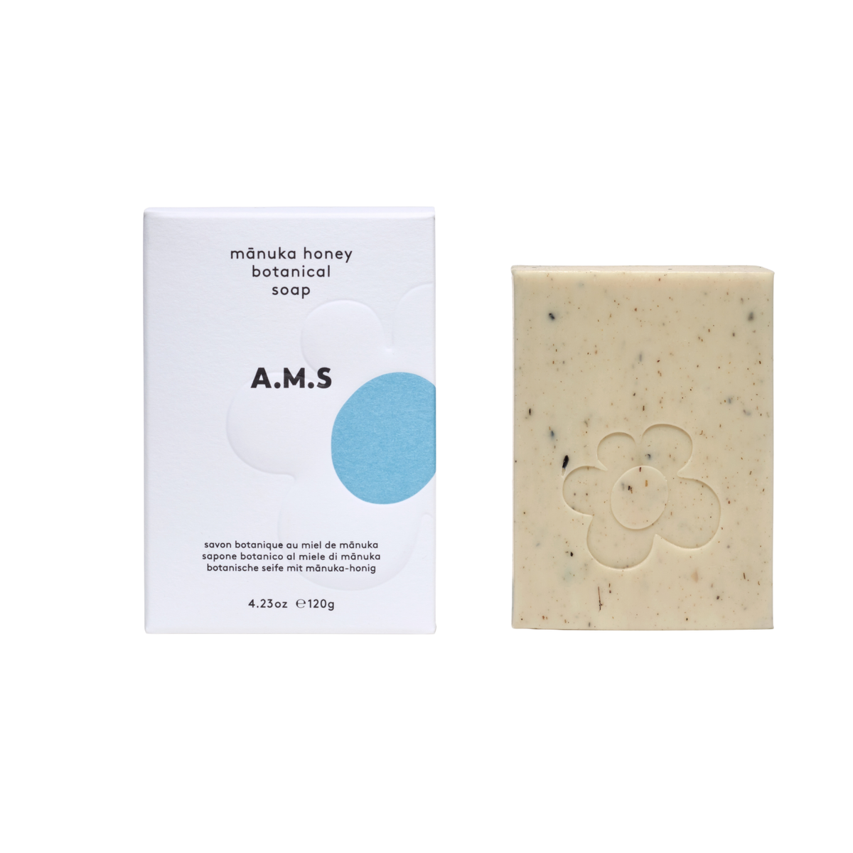 Jabón facial y corporal A.M.S Manuka Botanical