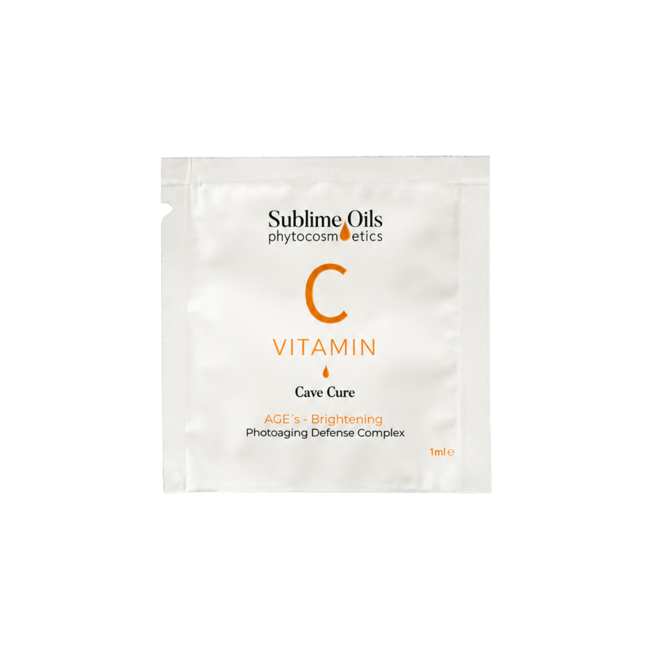 Muestra Sérum facial iluminador con vitamina C Cave Cure 1ml