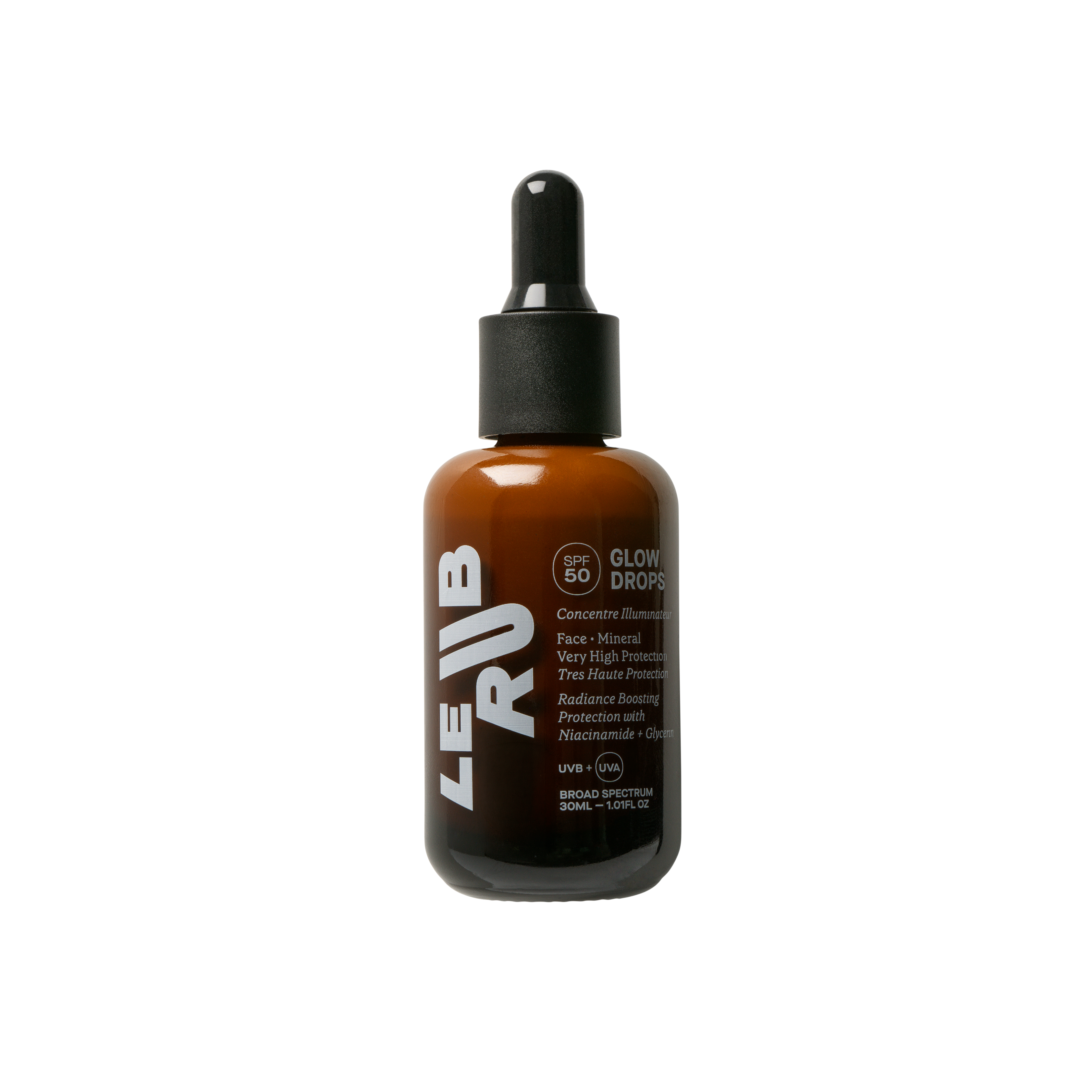 Sérum solar mineral con niacinamida SPF 50 Glow Drops