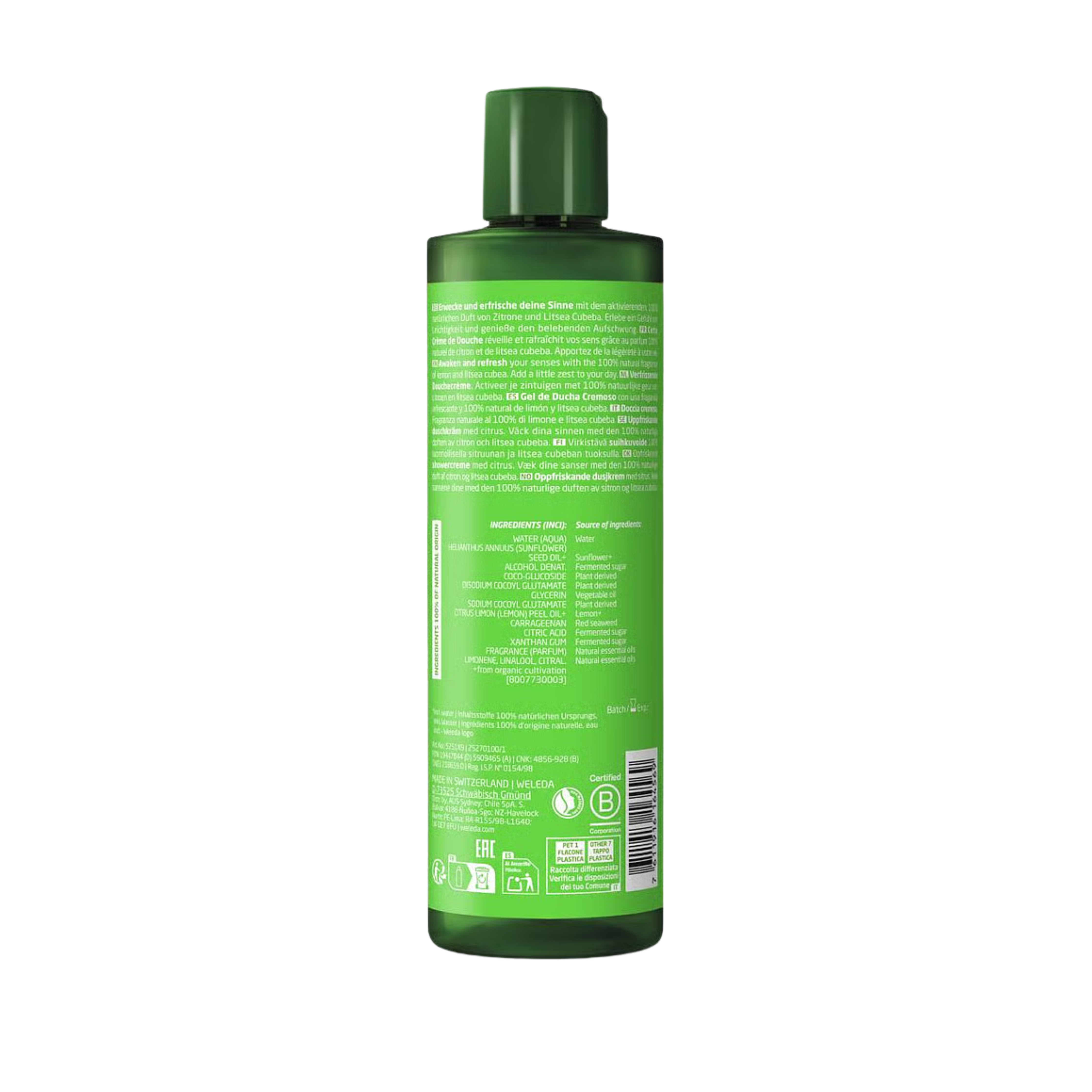 Gel de ducha cremoso citrus