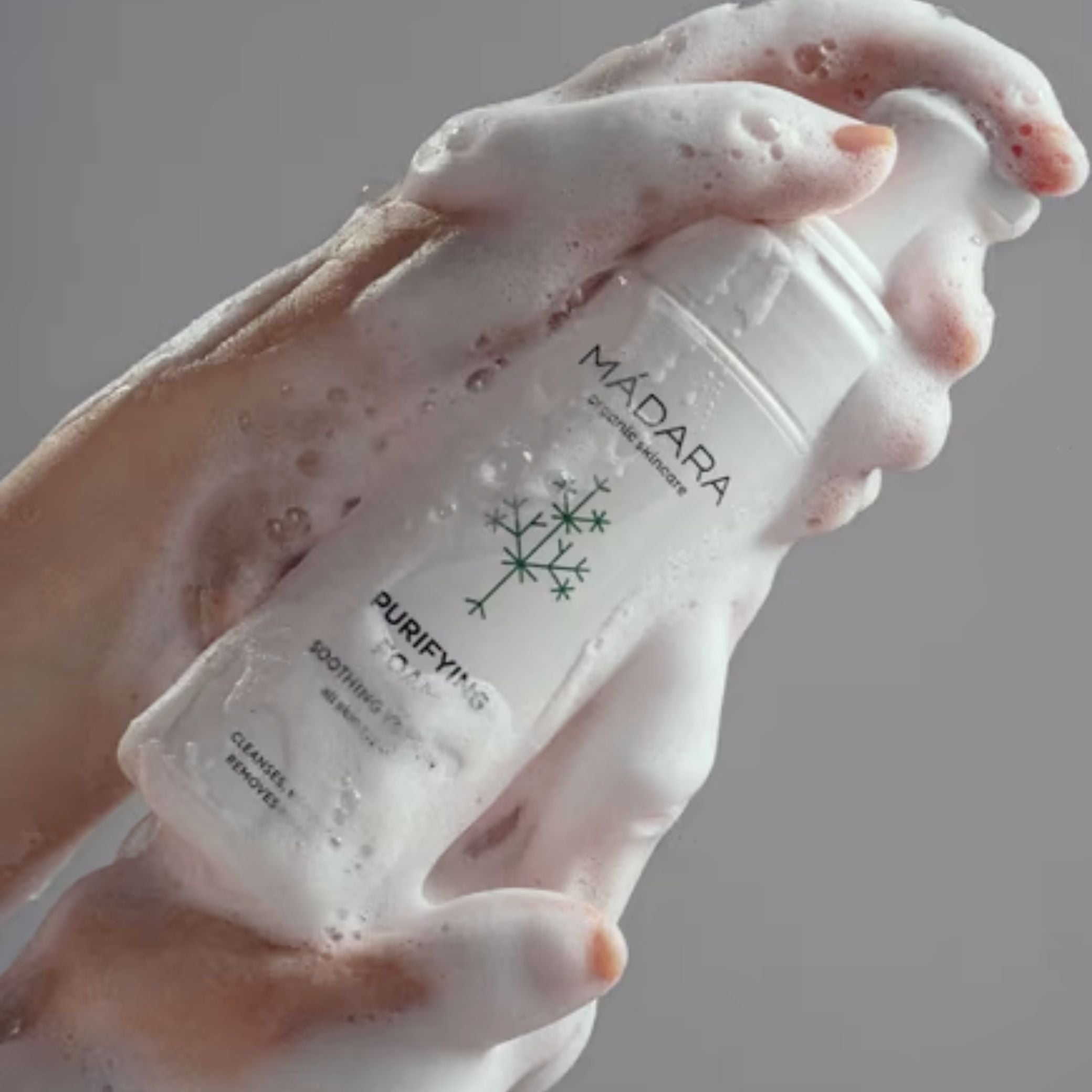 Espuma facial limpiadora